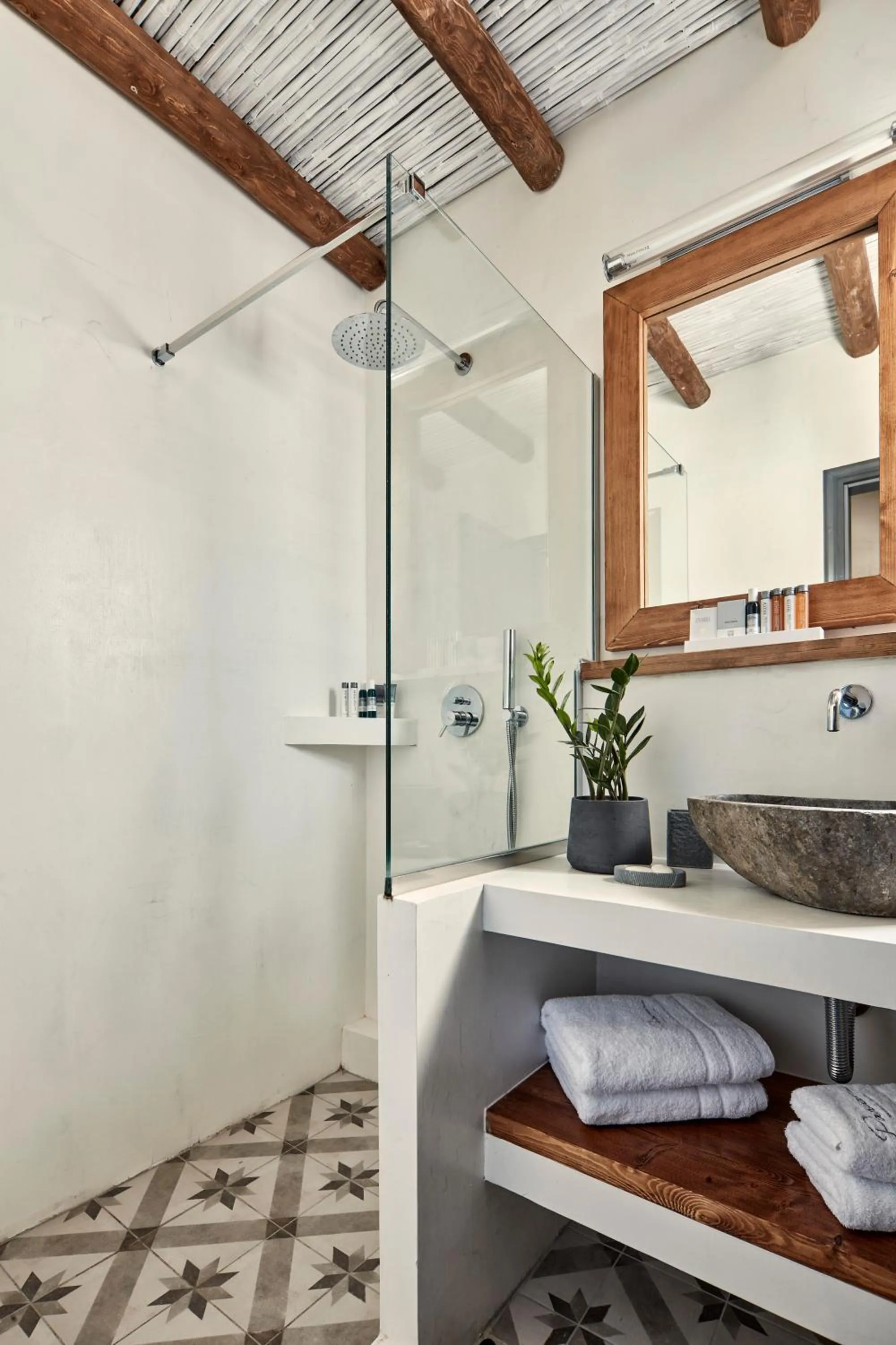 Shower in Parian Boutique Hotel