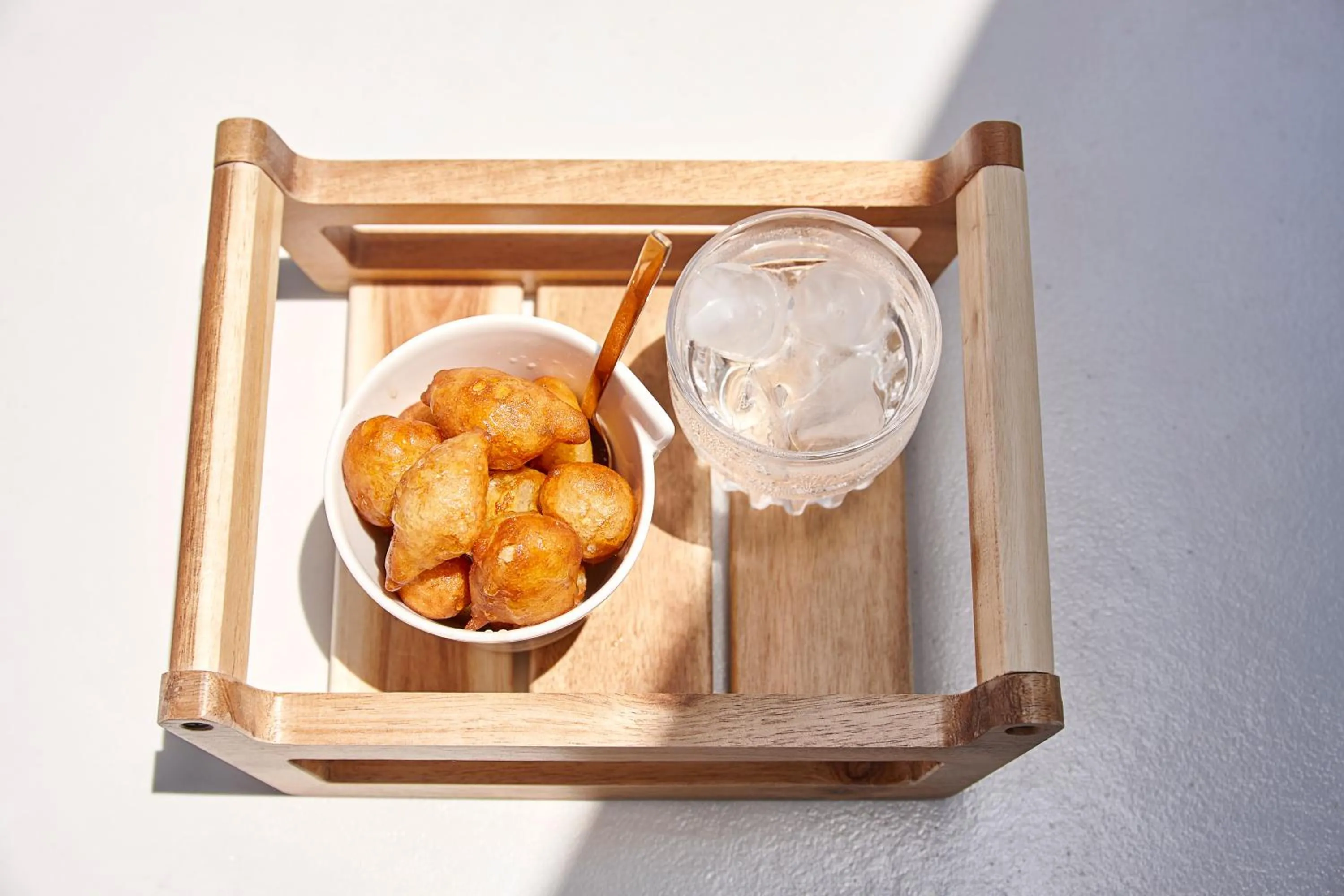 Food close-up in Parian Boutique Hotel