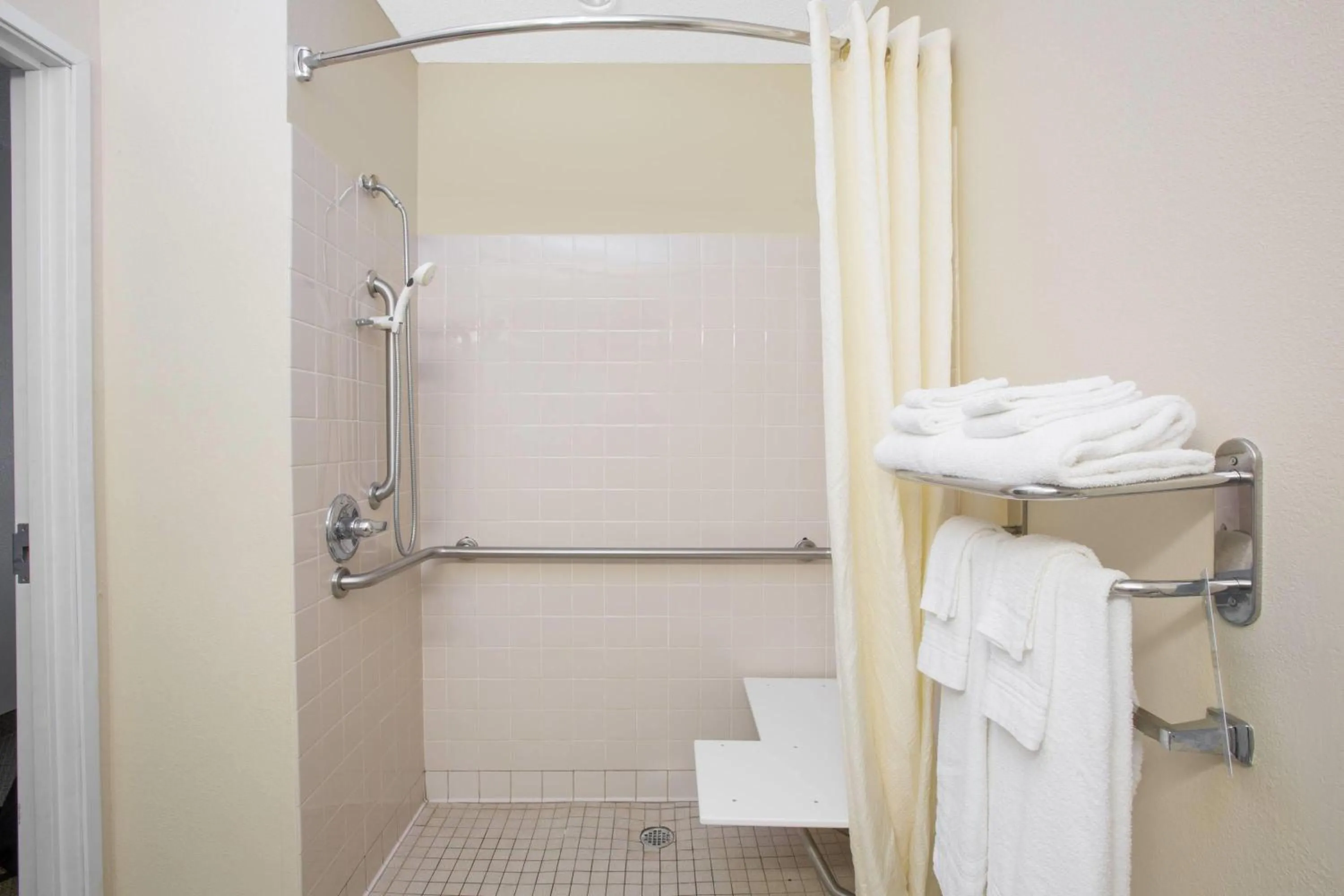 Shower in Microtel Inn & Suites by Wyndham Hattiesburg