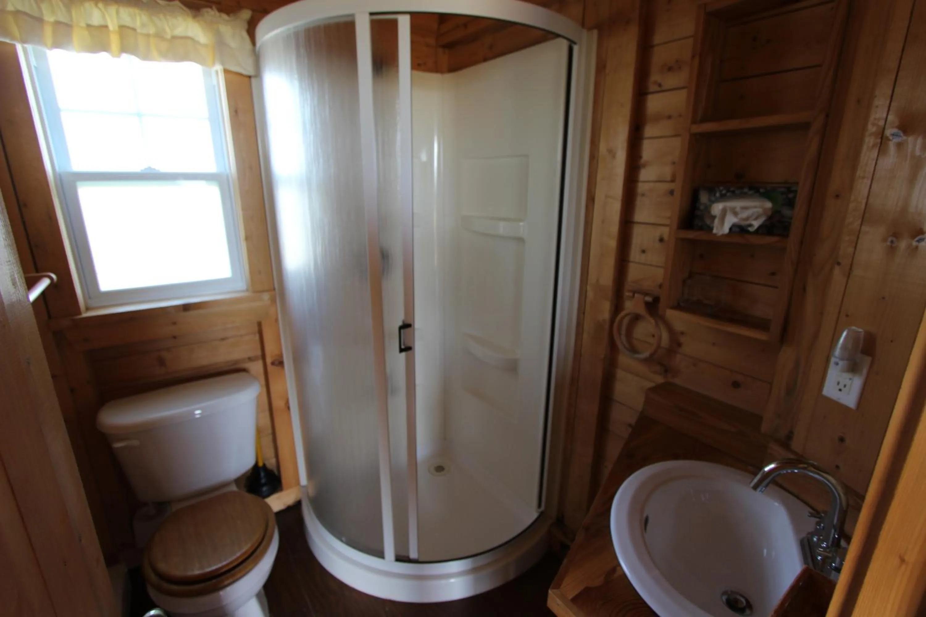 Bathroom in Chalets Nature Océan