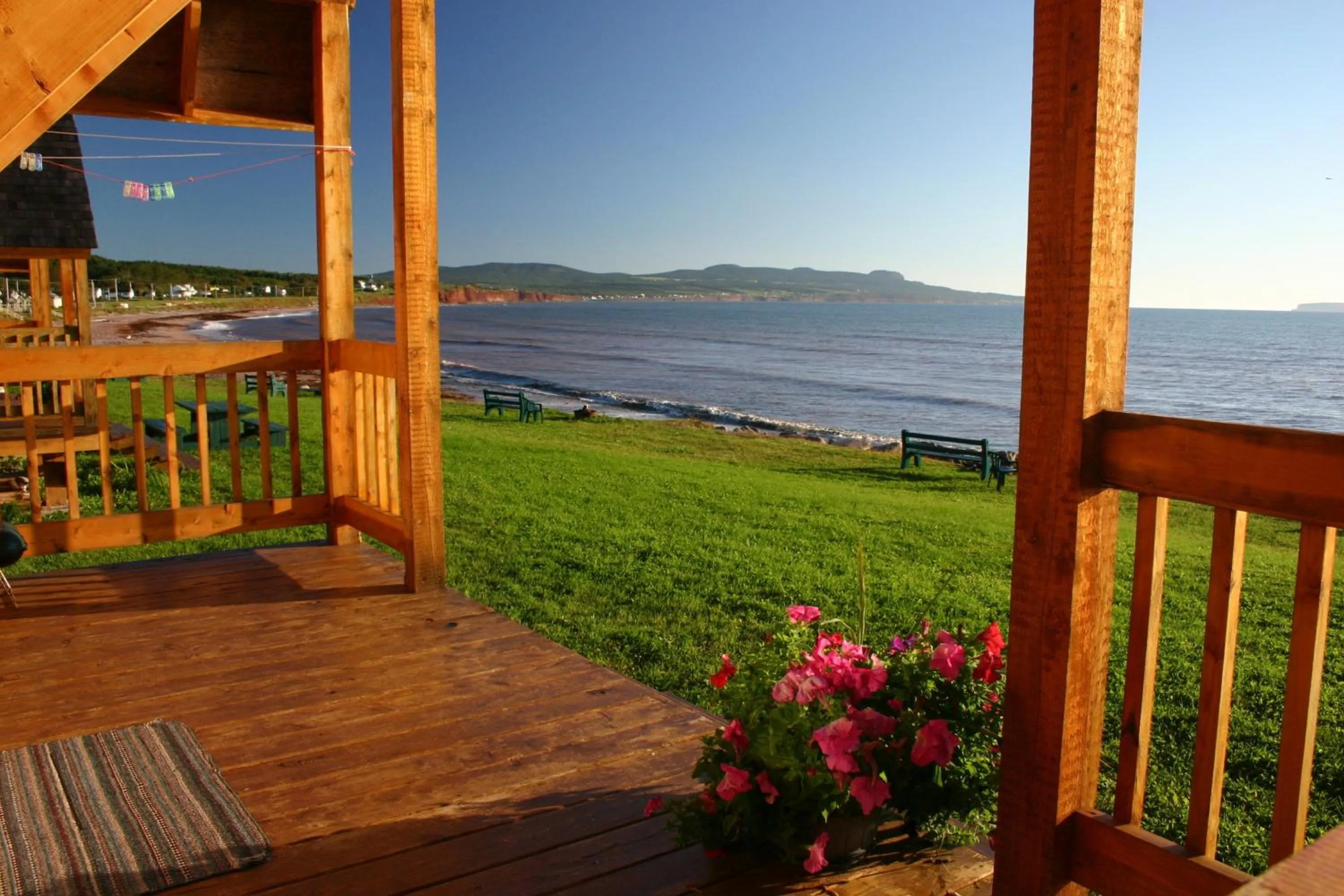 View (from property/room) in Chalets Nature Océan