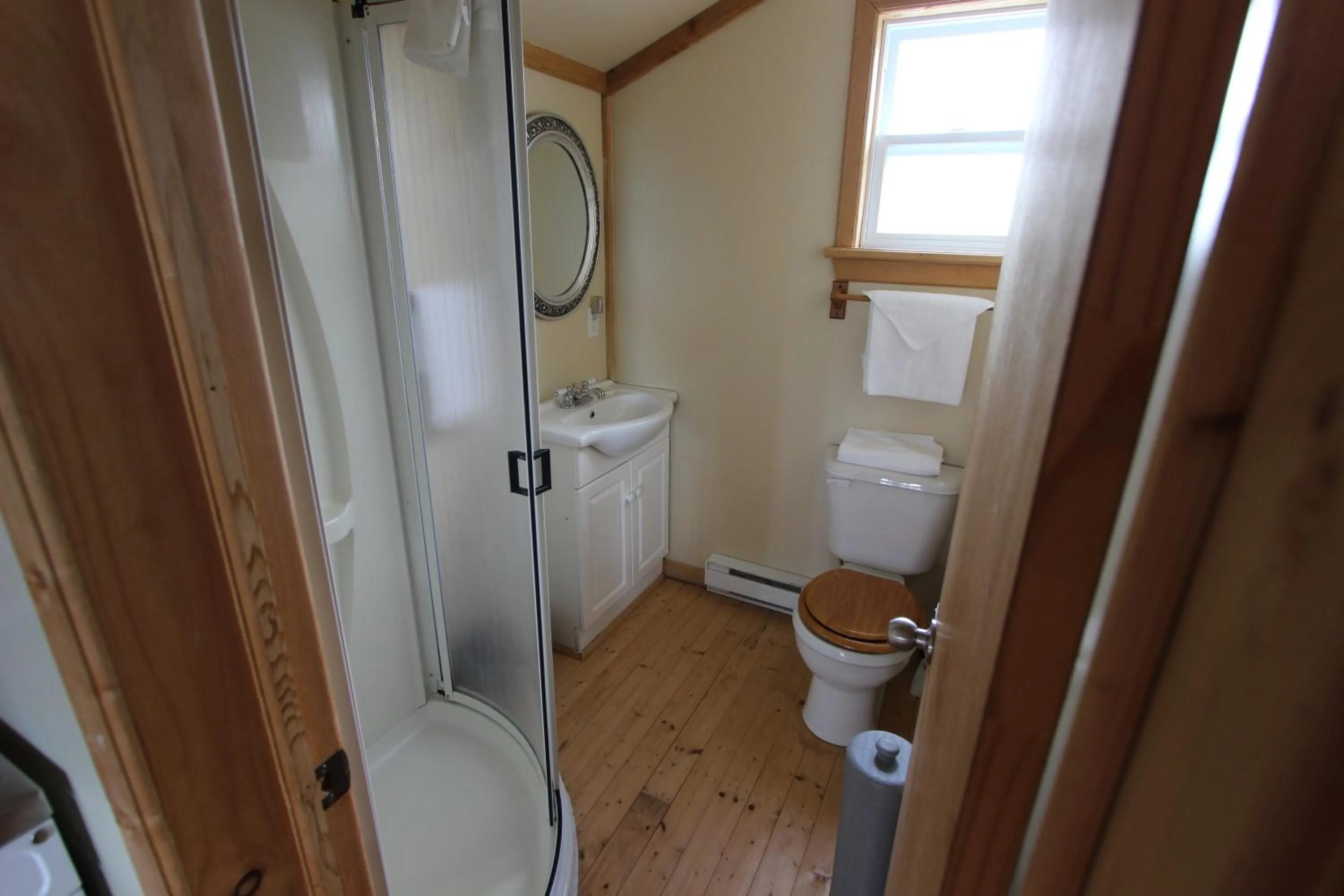 Bathroom in Chalets Nature Océan