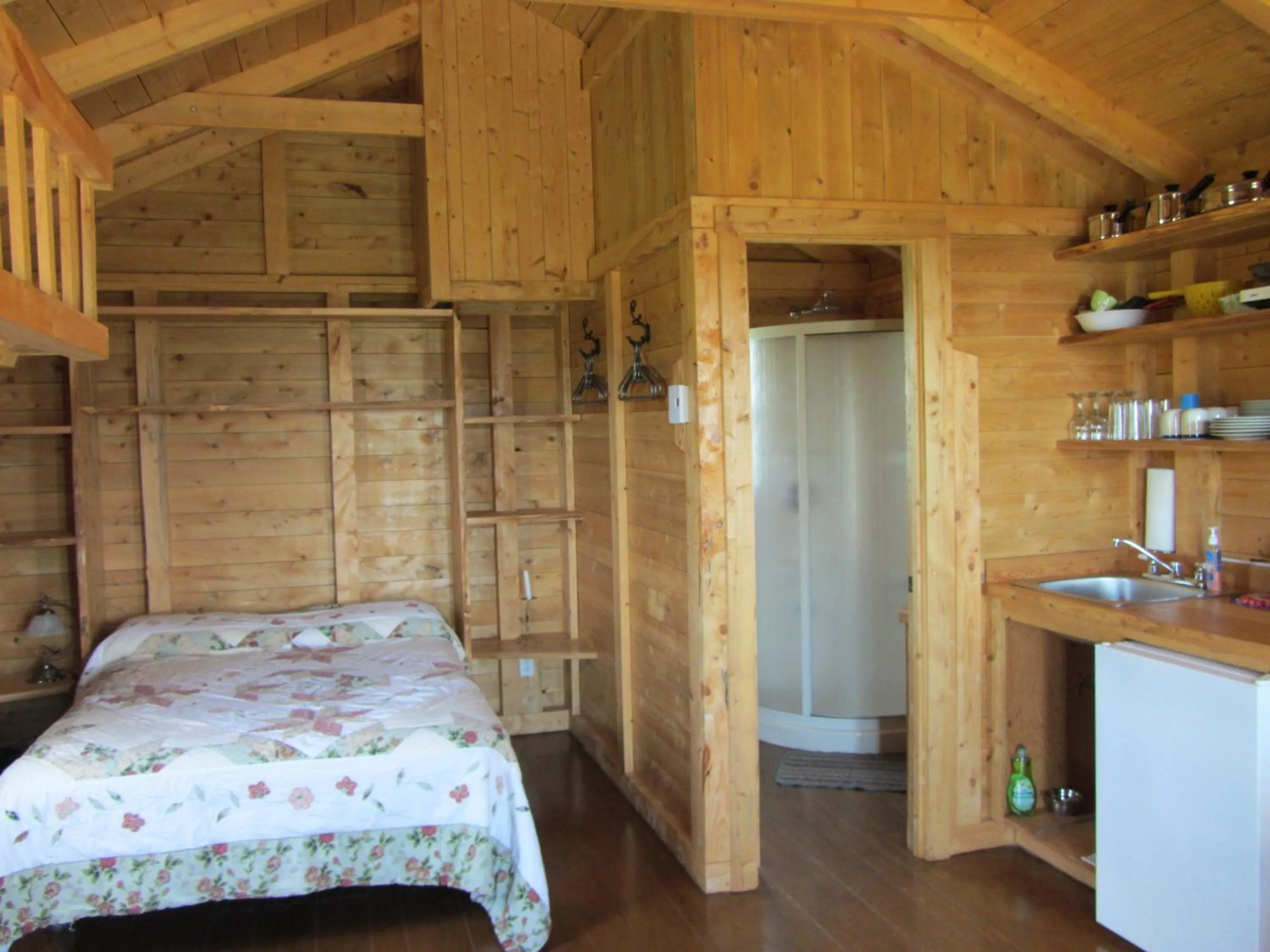 Bed in Chalets Nature Océan