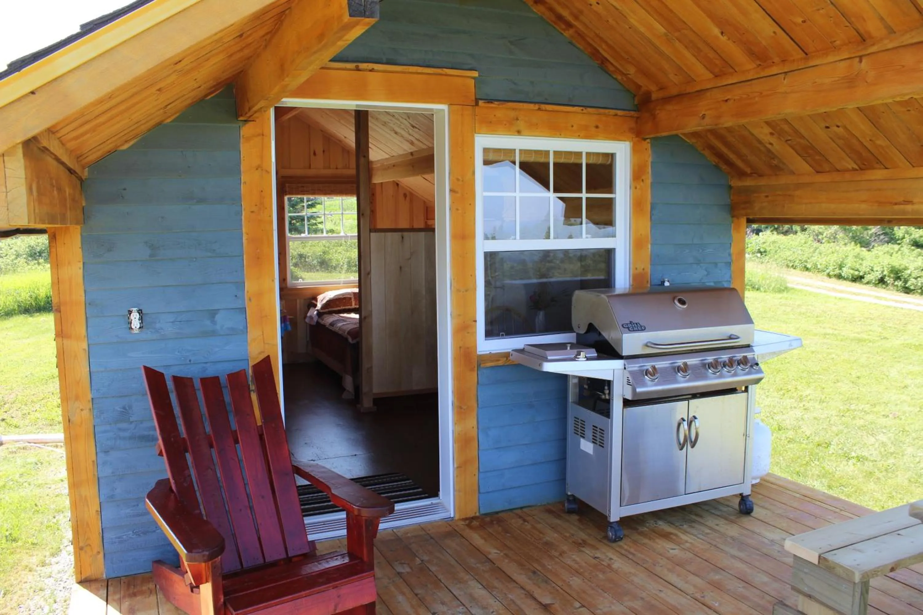 Balcony/Terrace in Chalets Nature Océan