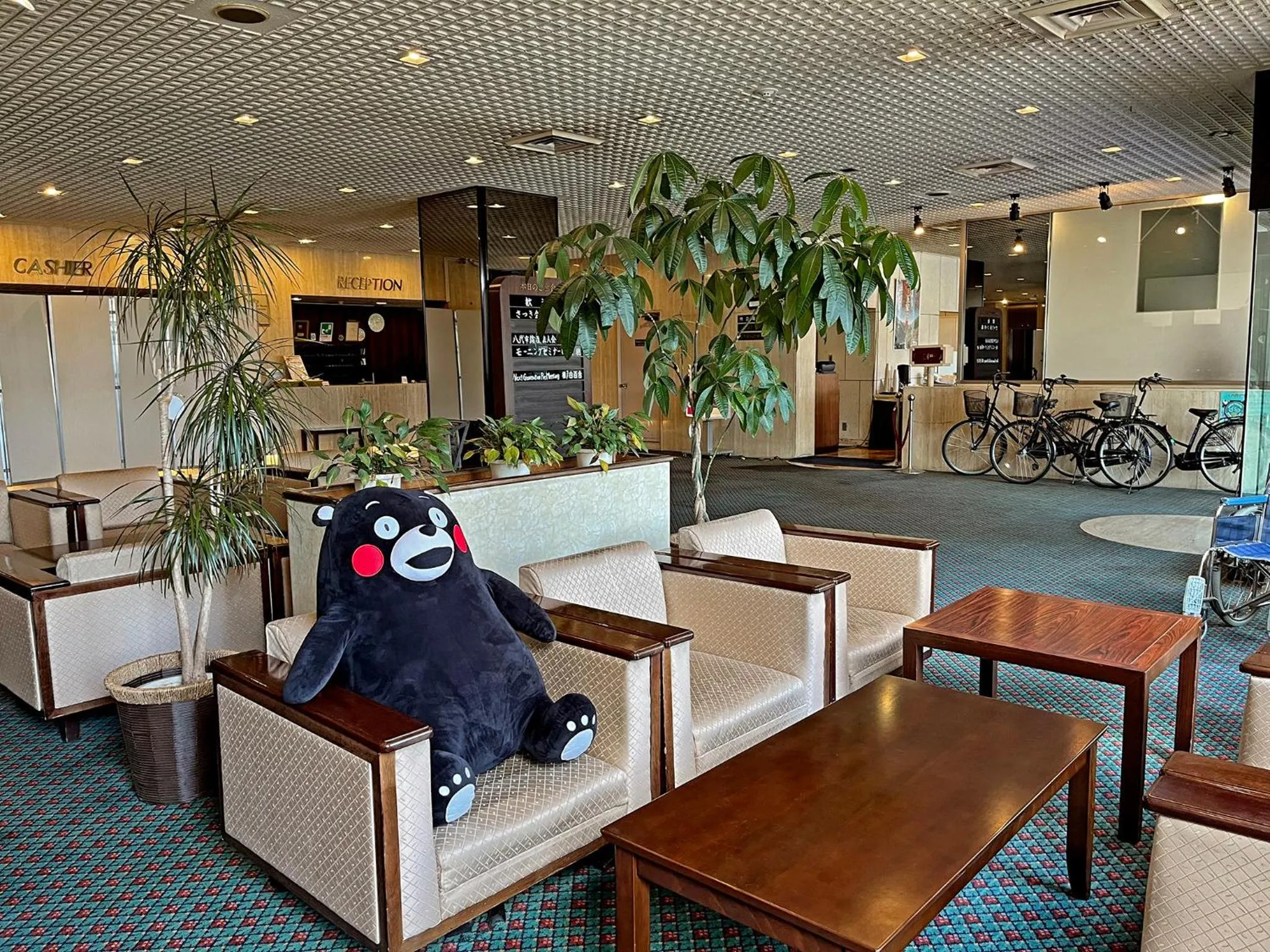 Lobby or reception in Yatsushiro Grand Hotel