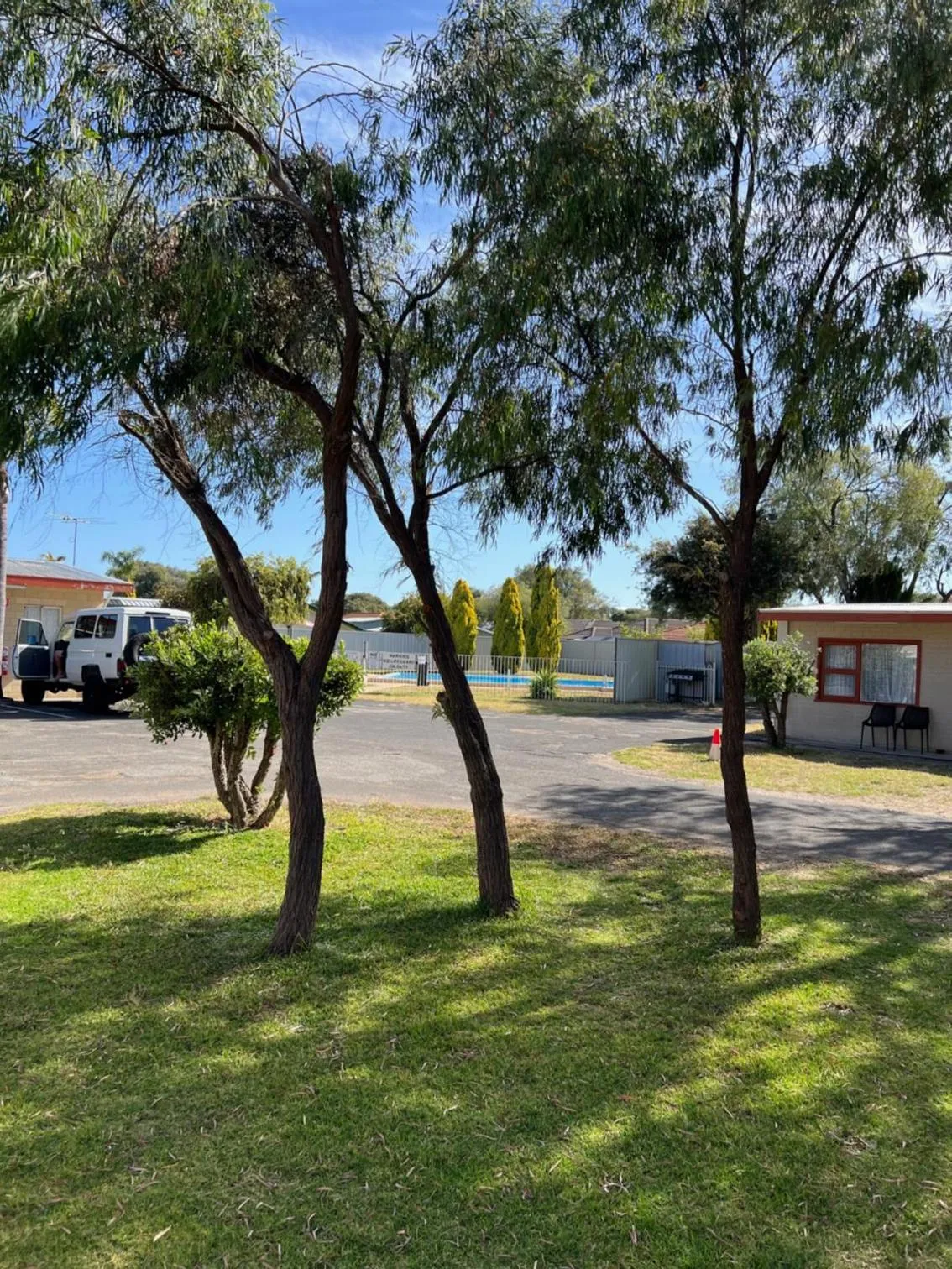 Garden view in Restawile Motel