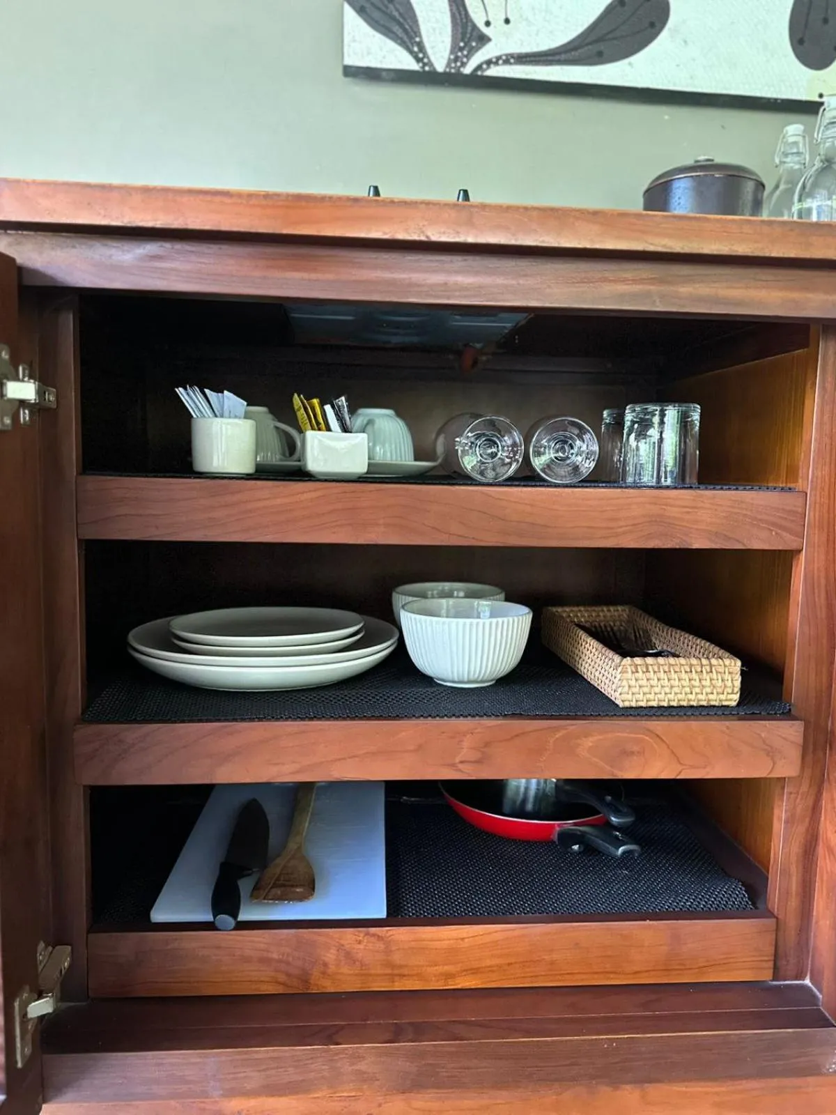 Kitchen or kitchenette in Komea Villa