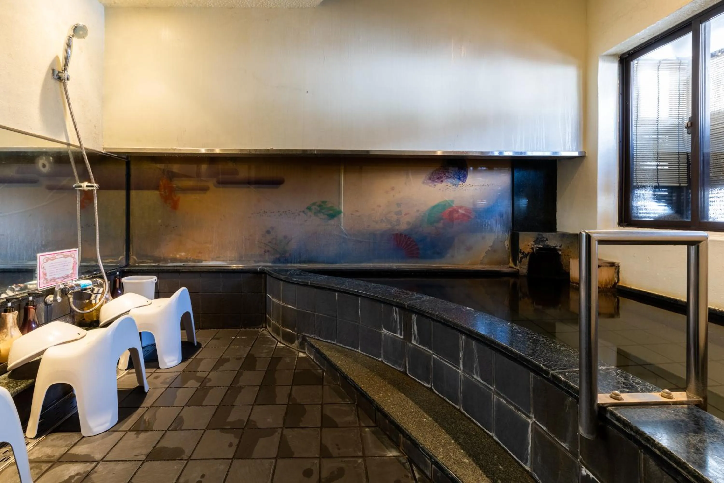 Hot Spring Bath in Hotel Isago Kobe