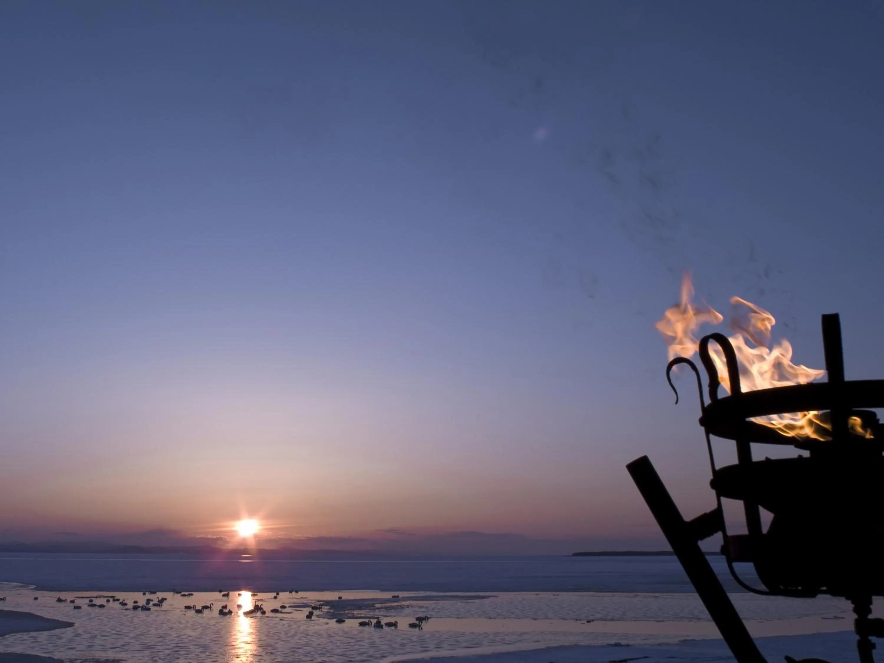 Natural landscape in Lake Saroma Tsuruga Resort