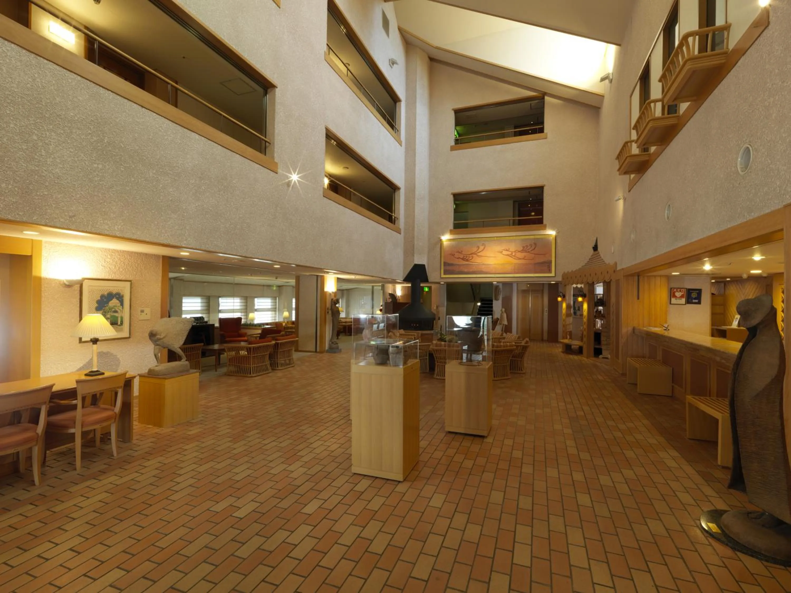 Lobby or reception in Lake Saroma Tsuruga Resort
