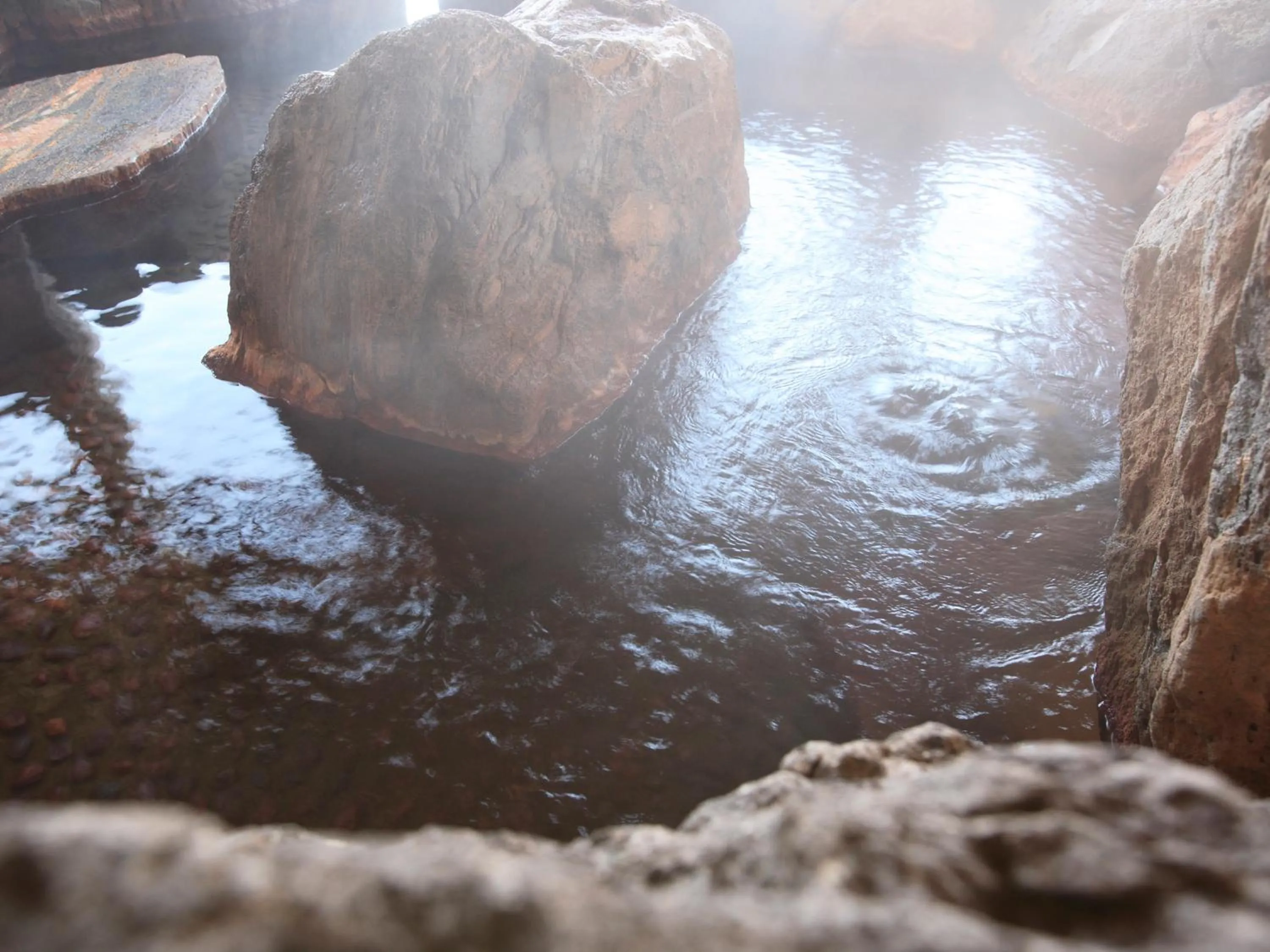 Hot Spring Bath in Lake Saroma Tsuruga Resort
