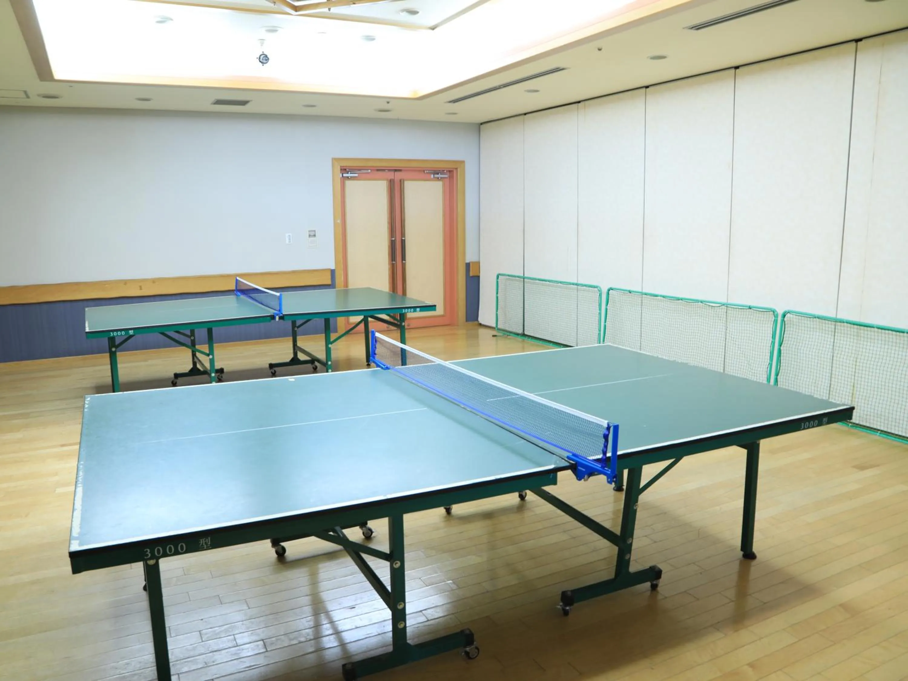Table tennis in Lake Saroma Tsuruga Resort