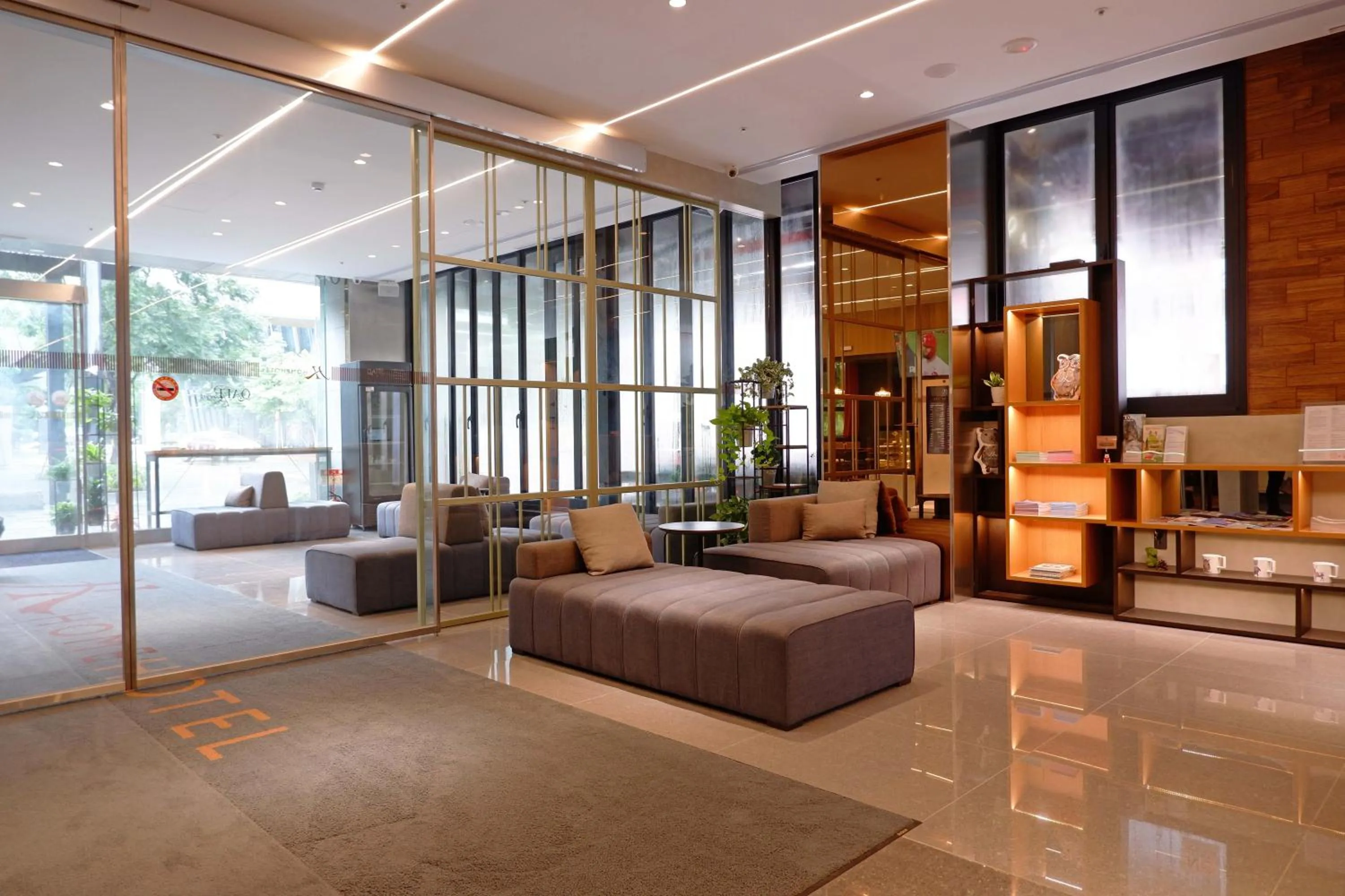 Lobby or reception in Home Hotel