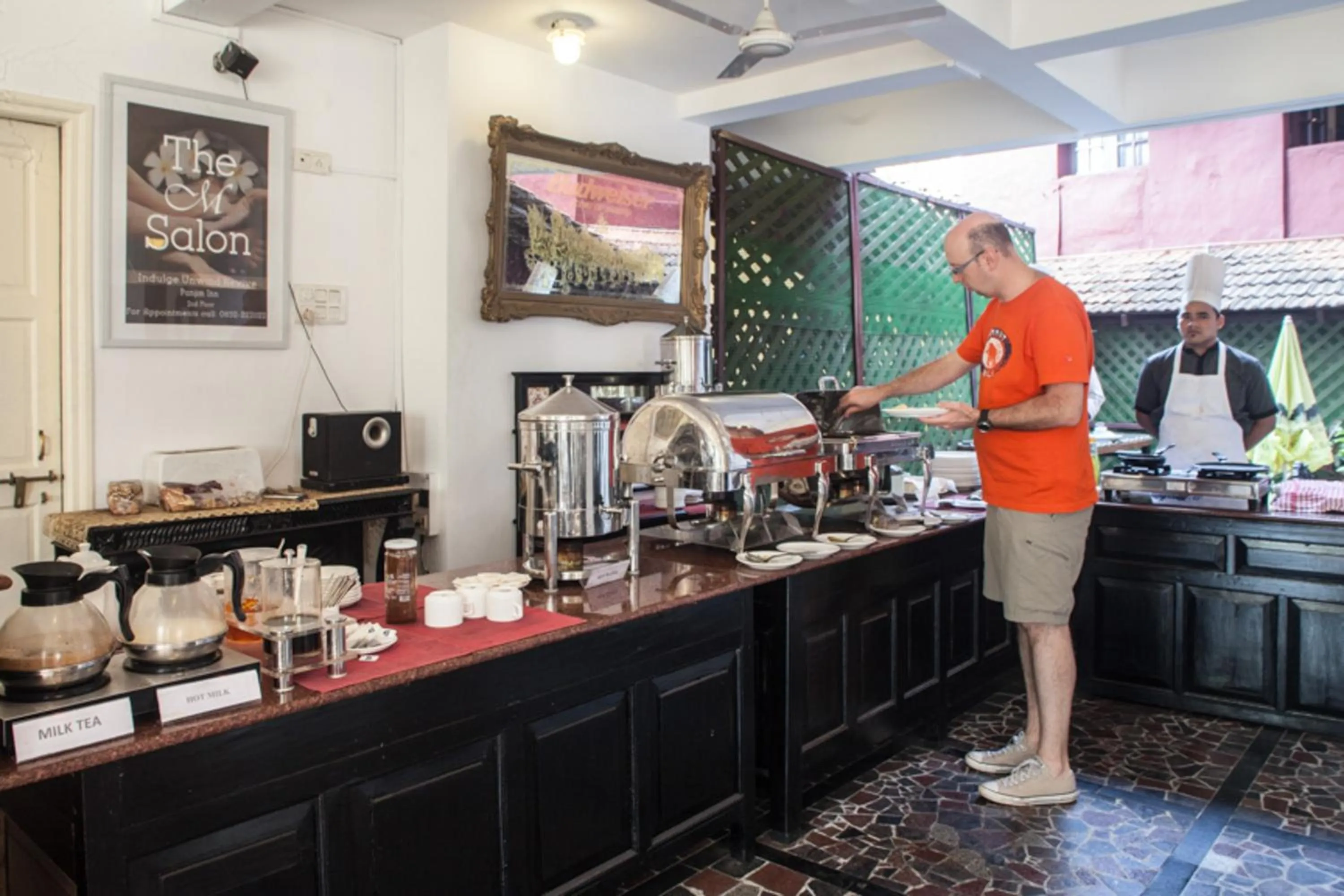 Breakfast in WelcomHeritage Panjim Inn