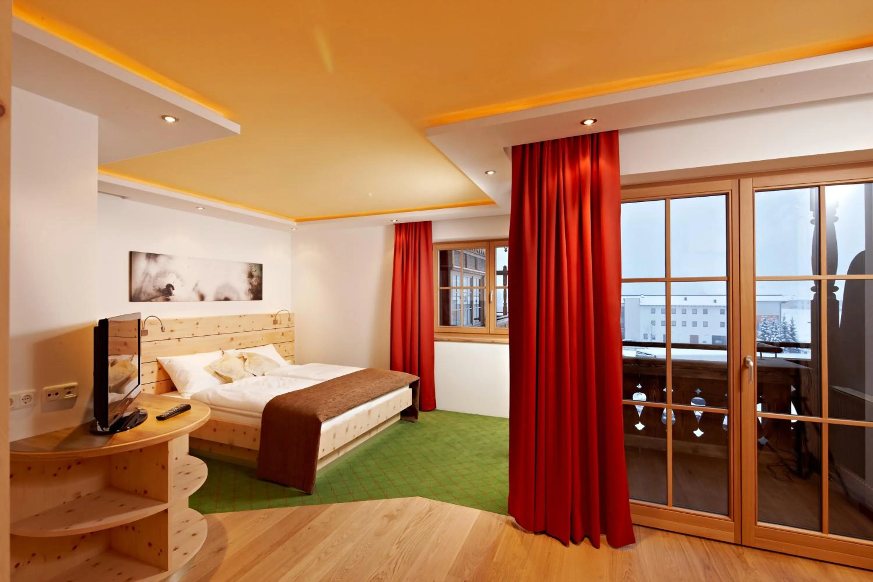 Bed in Naturresort Senningerhof