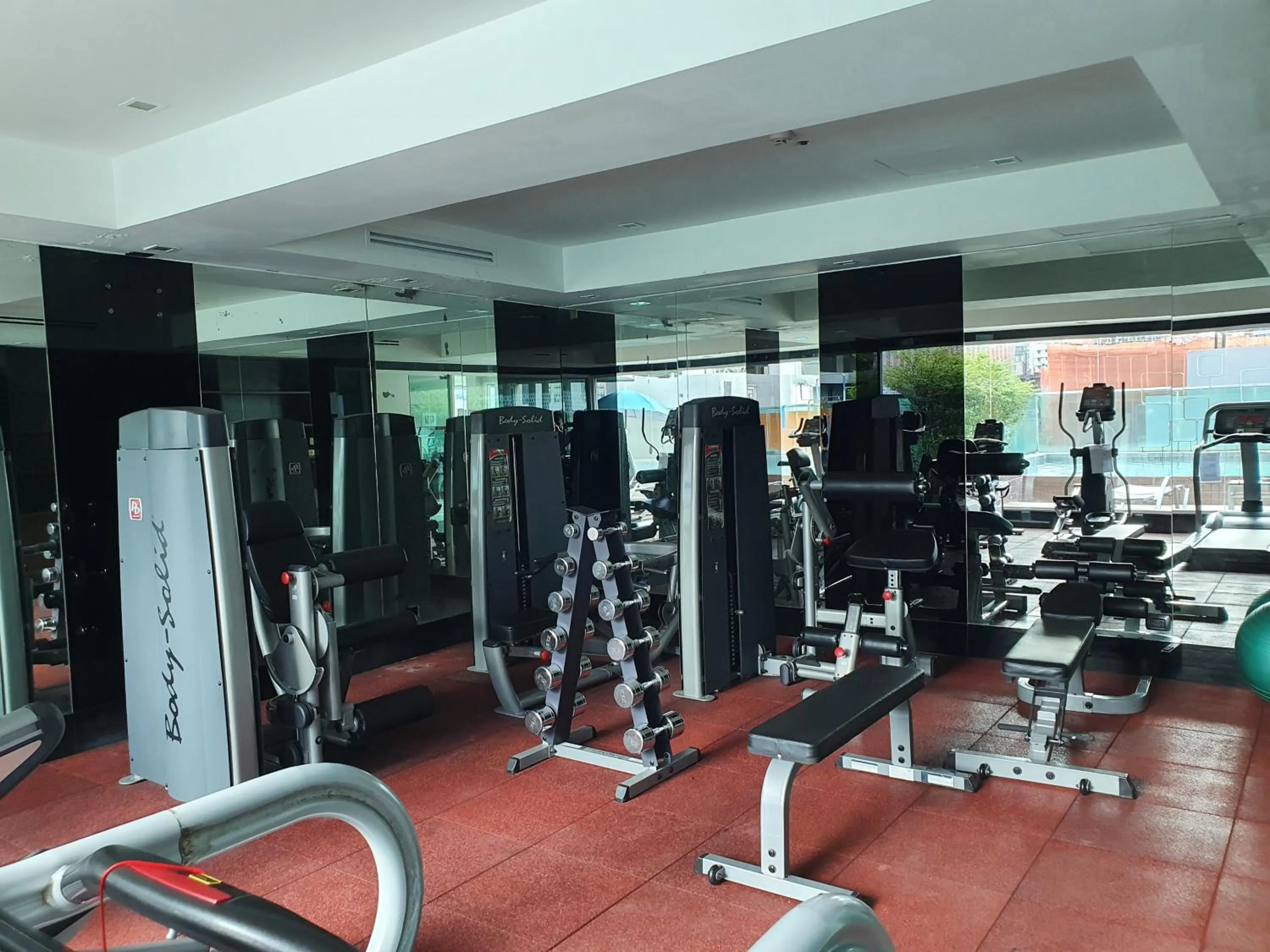Fitness centre/facilities in Amora NeoLuxe Suites Hotel