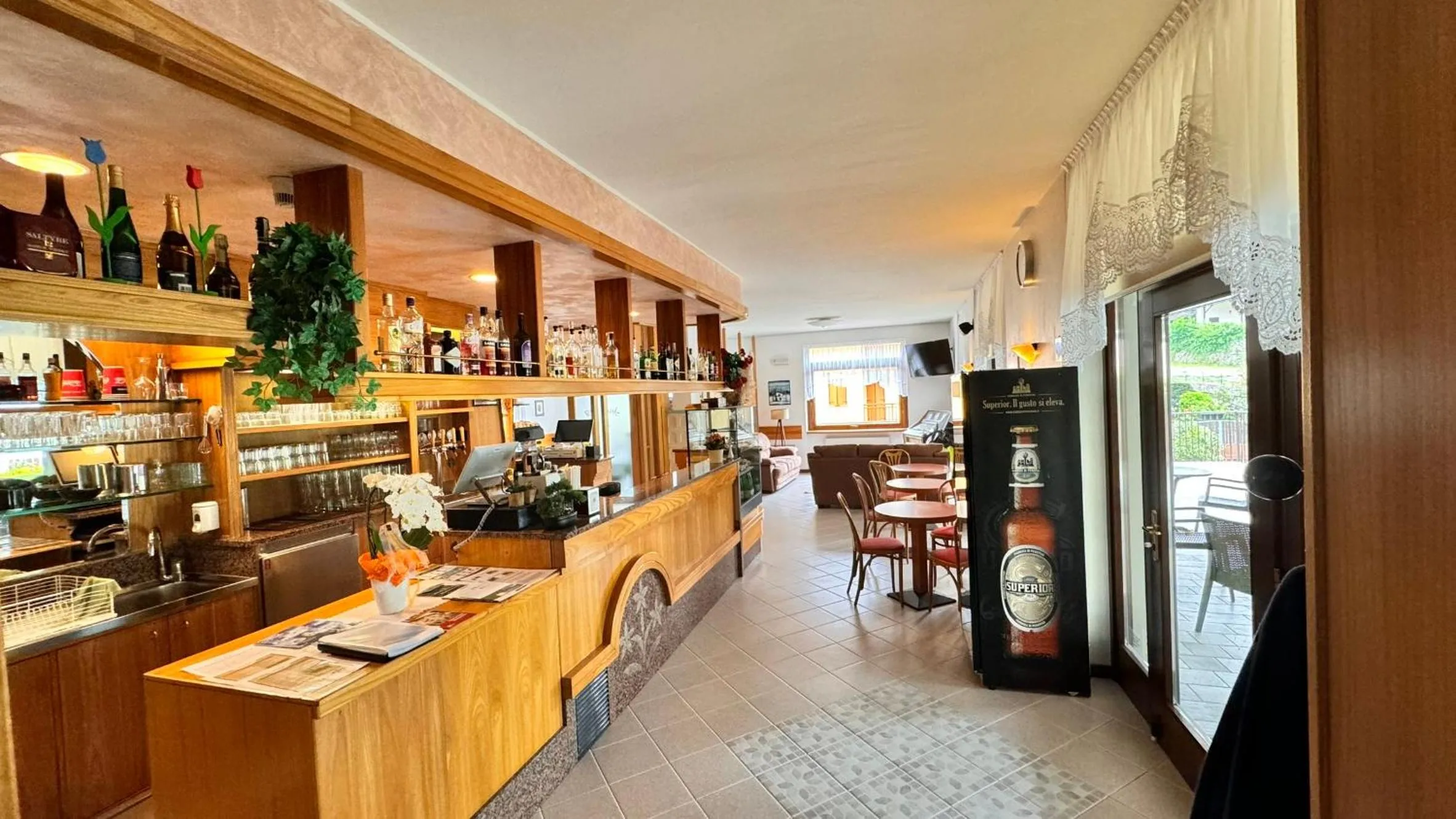 Lounge or bar in Albergo Stella Alpina