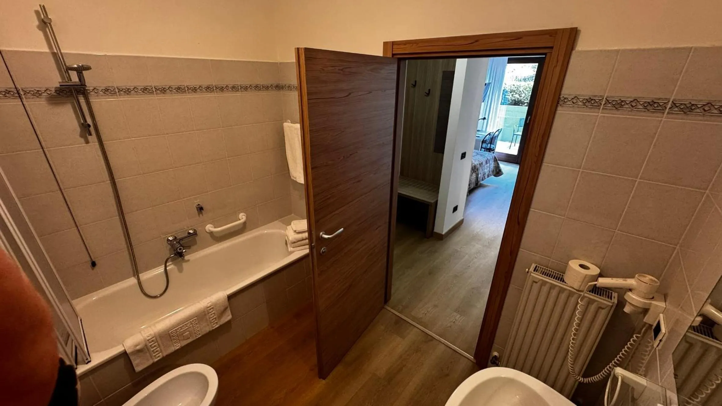 Bathroom in Albergo Stella Alpina