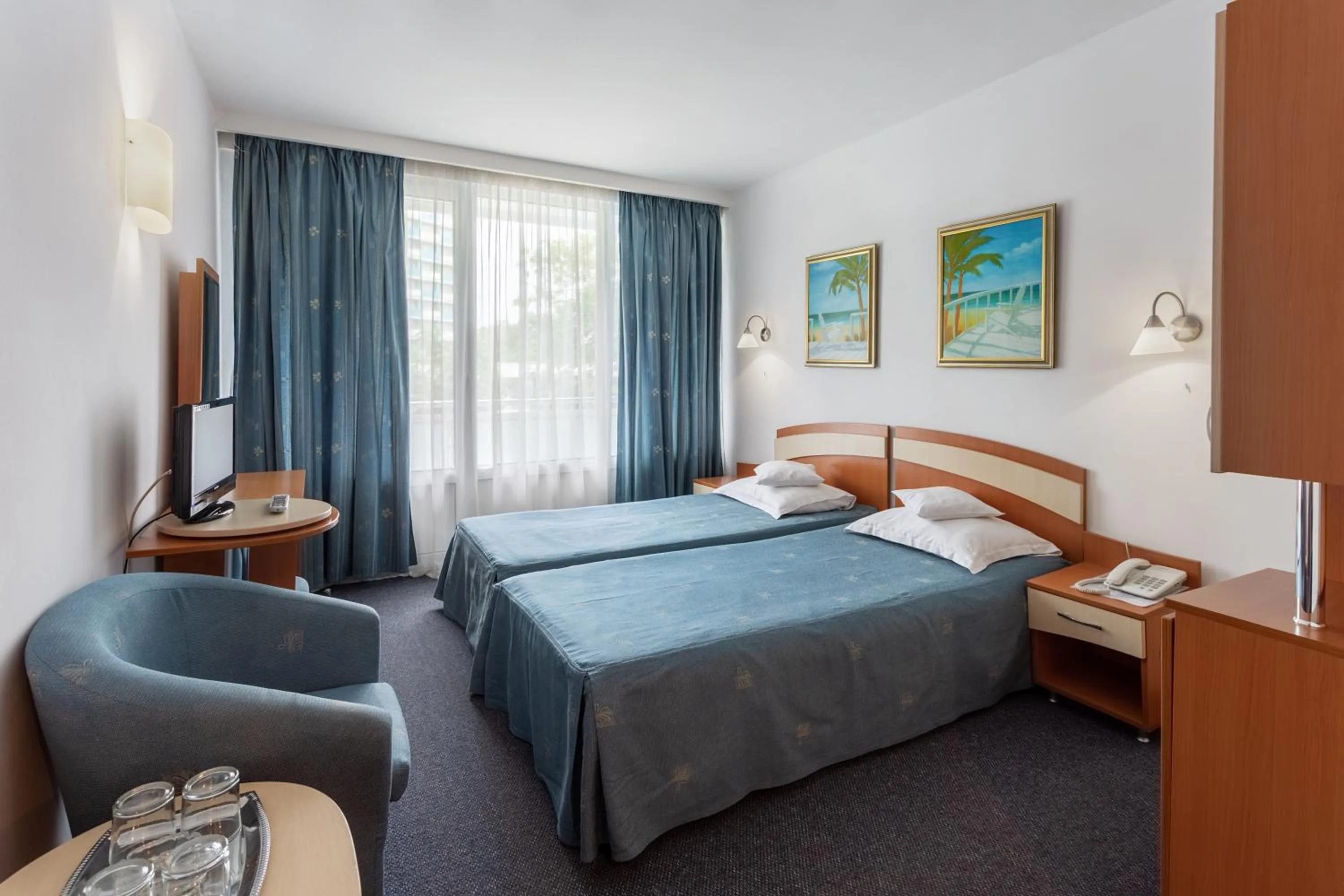 Bed in Hotel Sirena Saturn All Inclusive