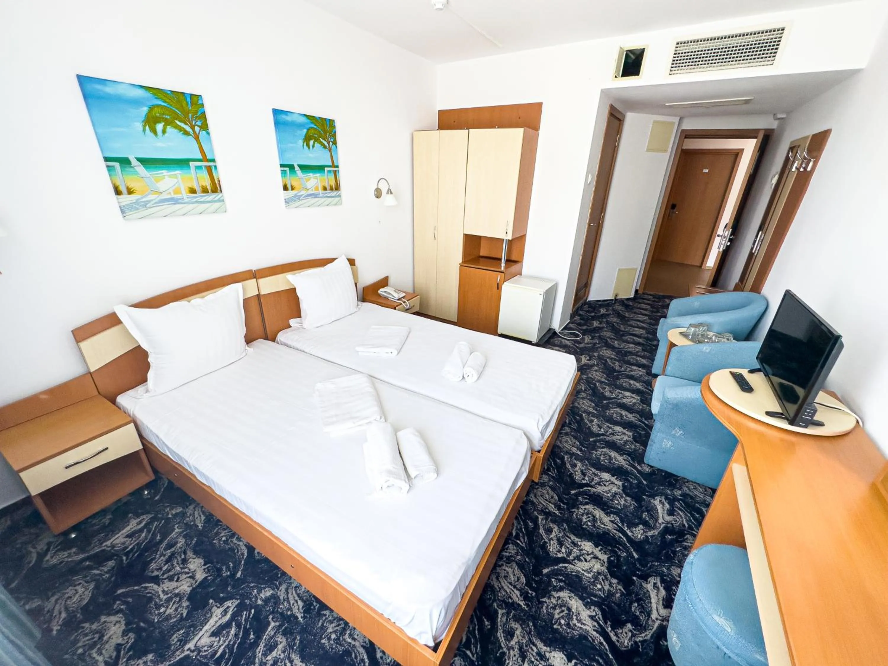 Bed in Hotel Sirena Saturn All Inclusive