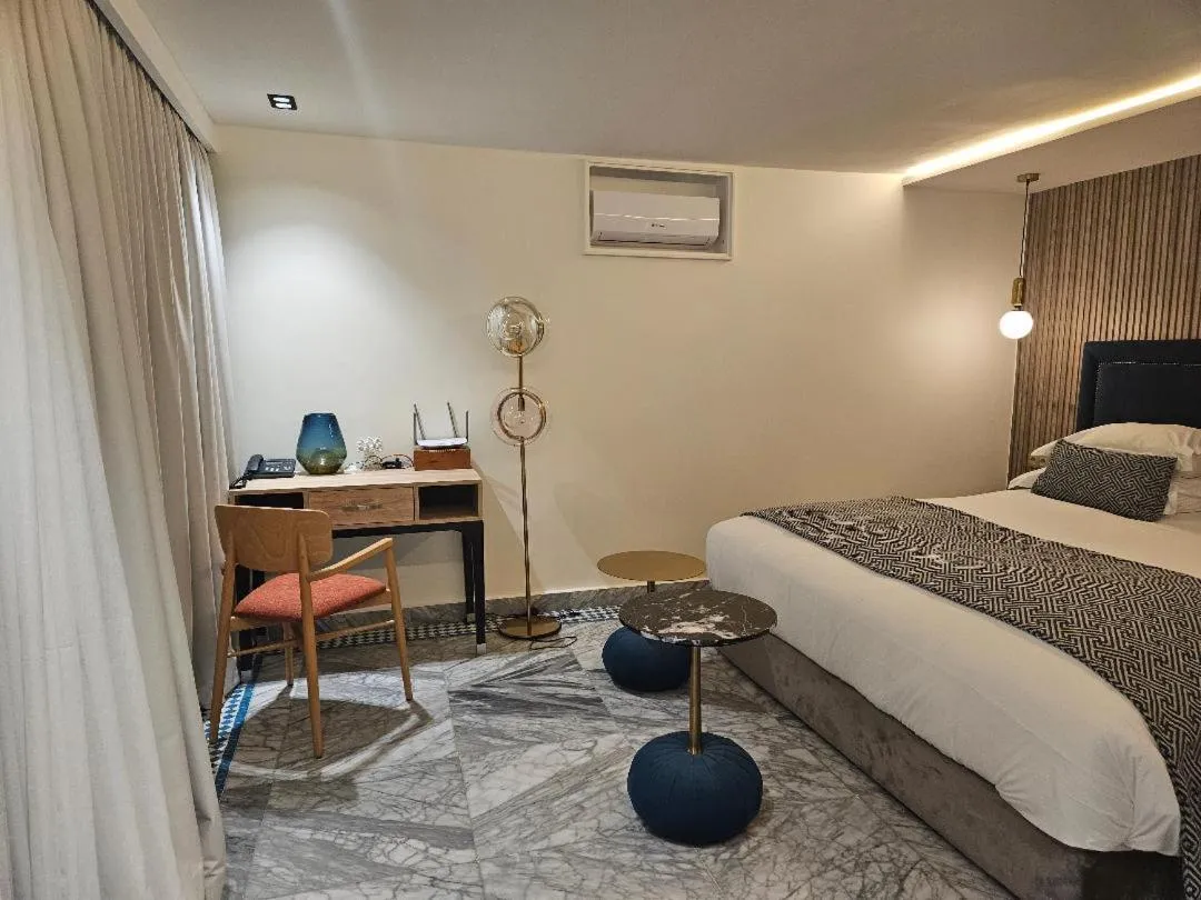 Bed in Hotel Cote ocean Mogador