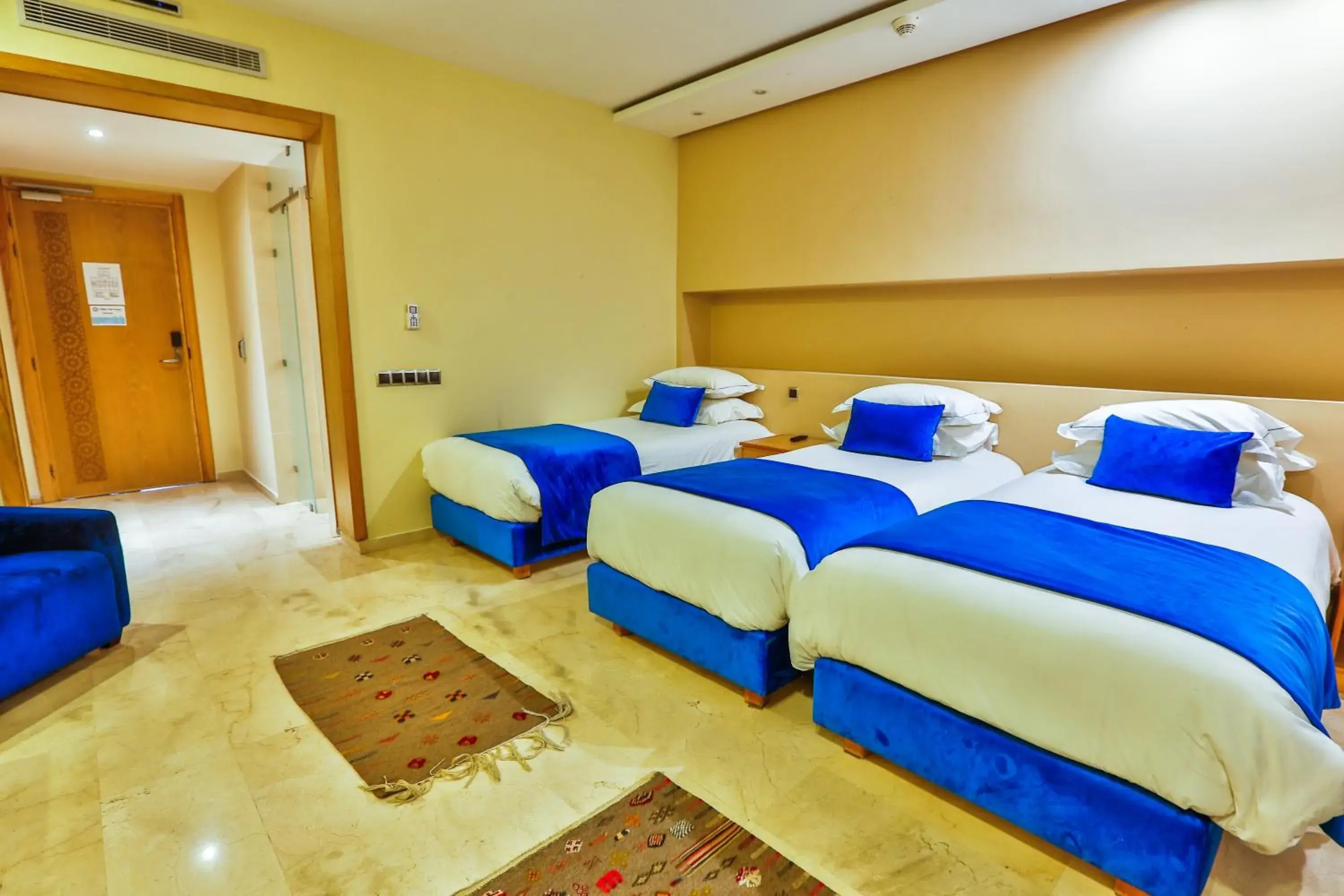 Triple Room in Hotel Cote ocean Mogador Triple Room in Hotel Cote ocean Mogador