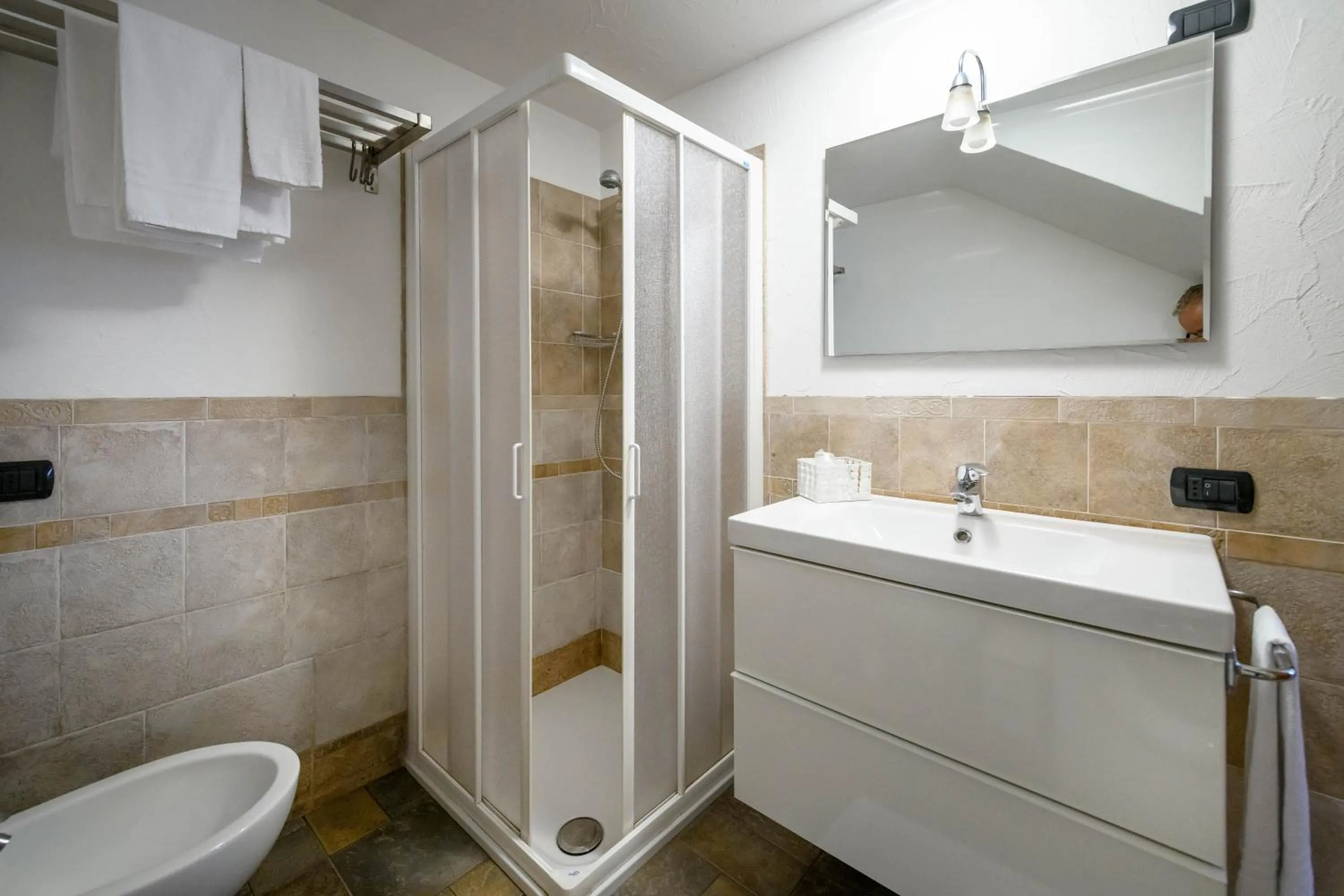 Bathroom in Hotel Garni Le Corti