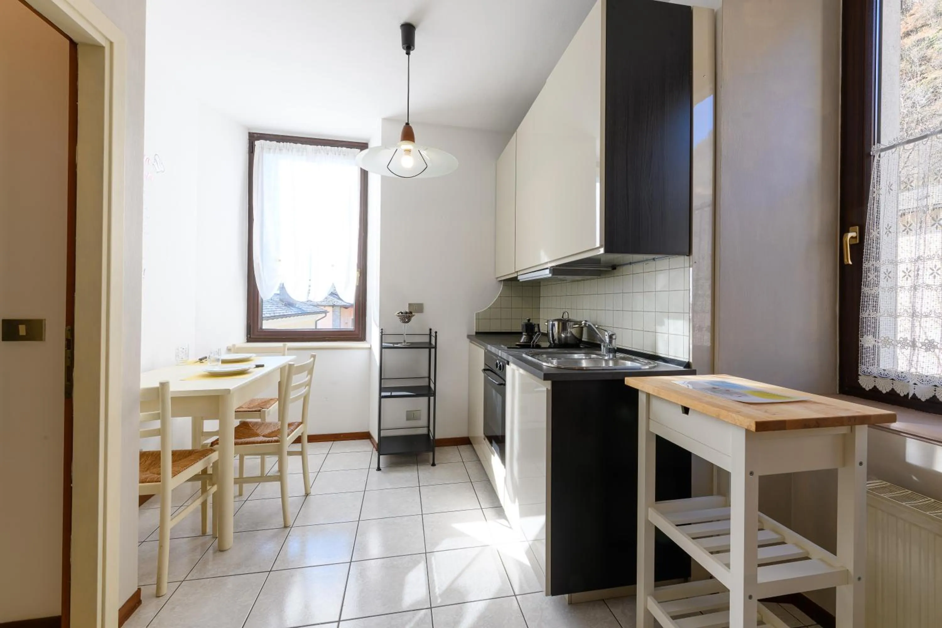 Kitchen or kitchenette in Hotel Garni Le Corti