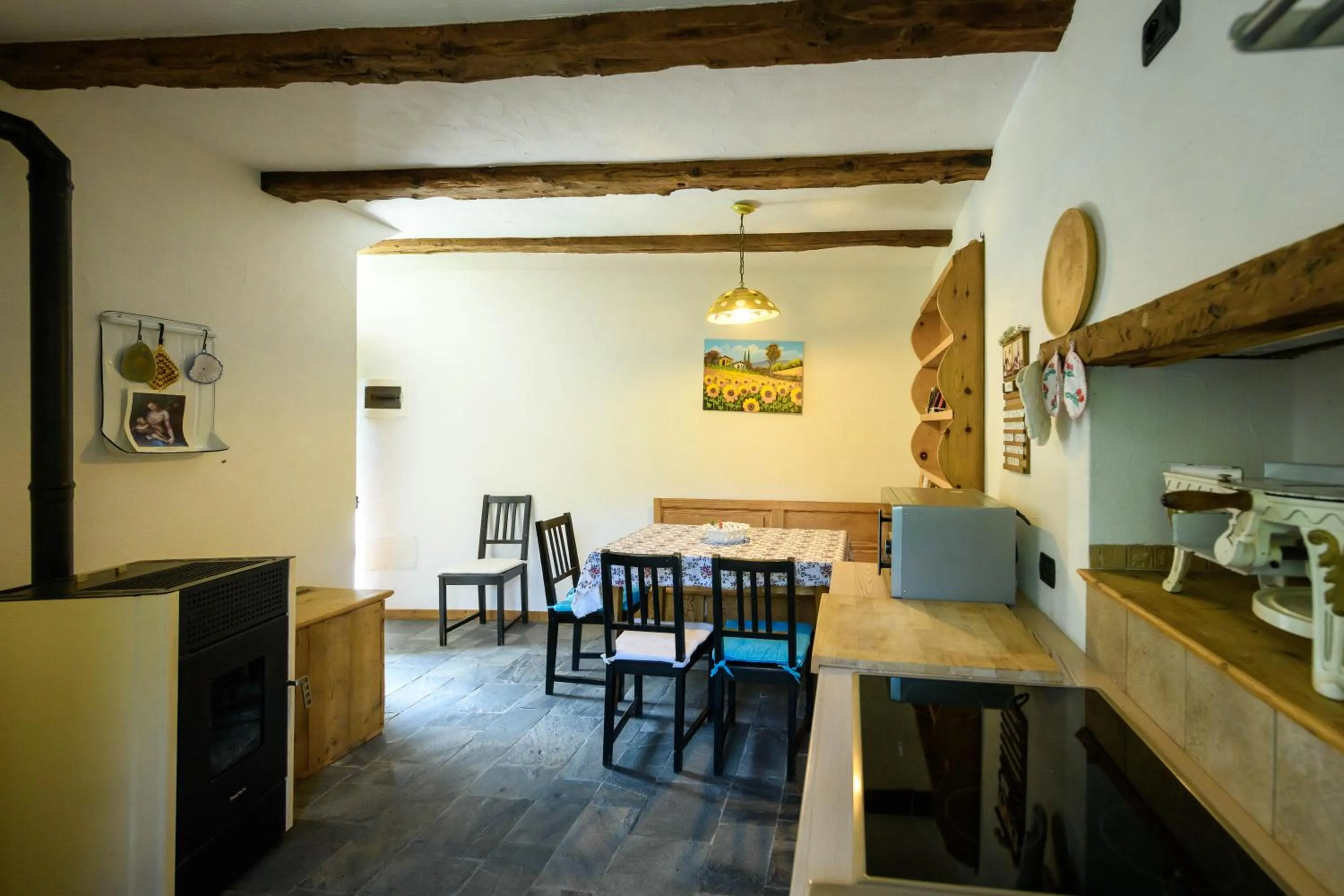 Kitchen or kitchenette in Hotel Garni Le Corti