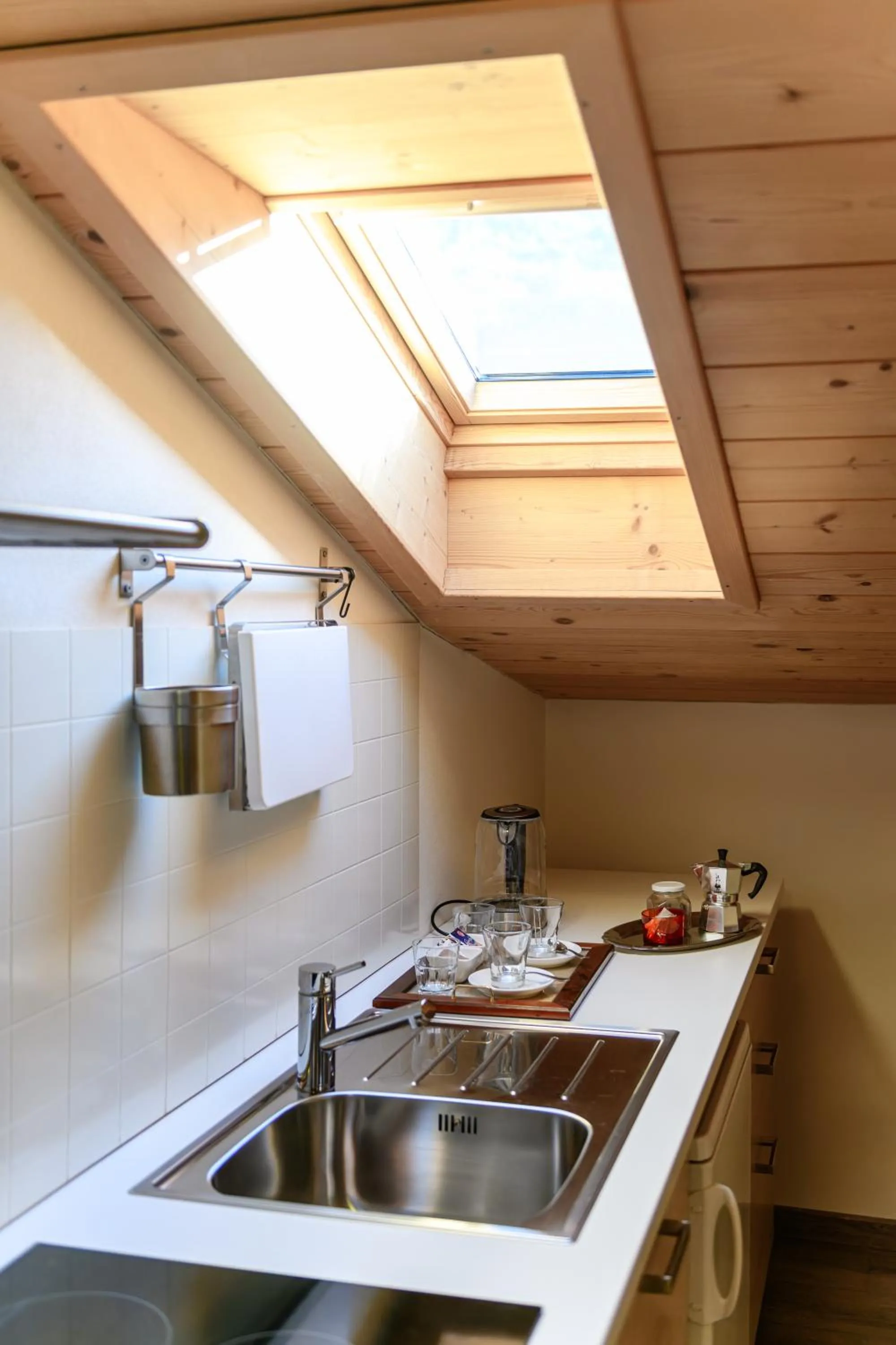 Kitchen or kitchenette in Hotel Garni Le Corti