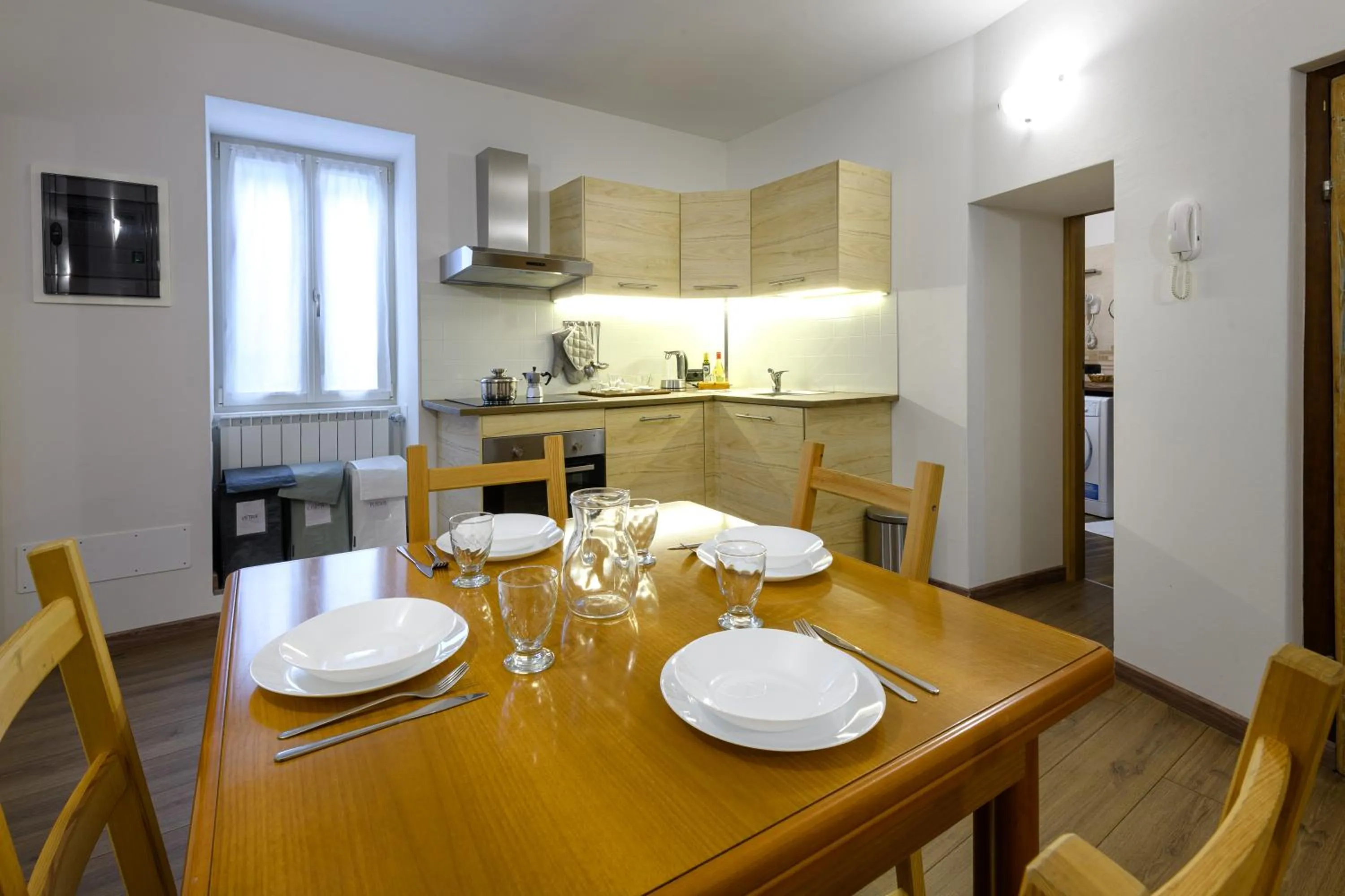 Kitchen or kitchenette in Hotel Garni Le Corti