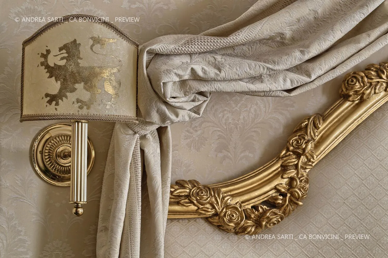 Decorative detail in B&B Ca' Bonvicini