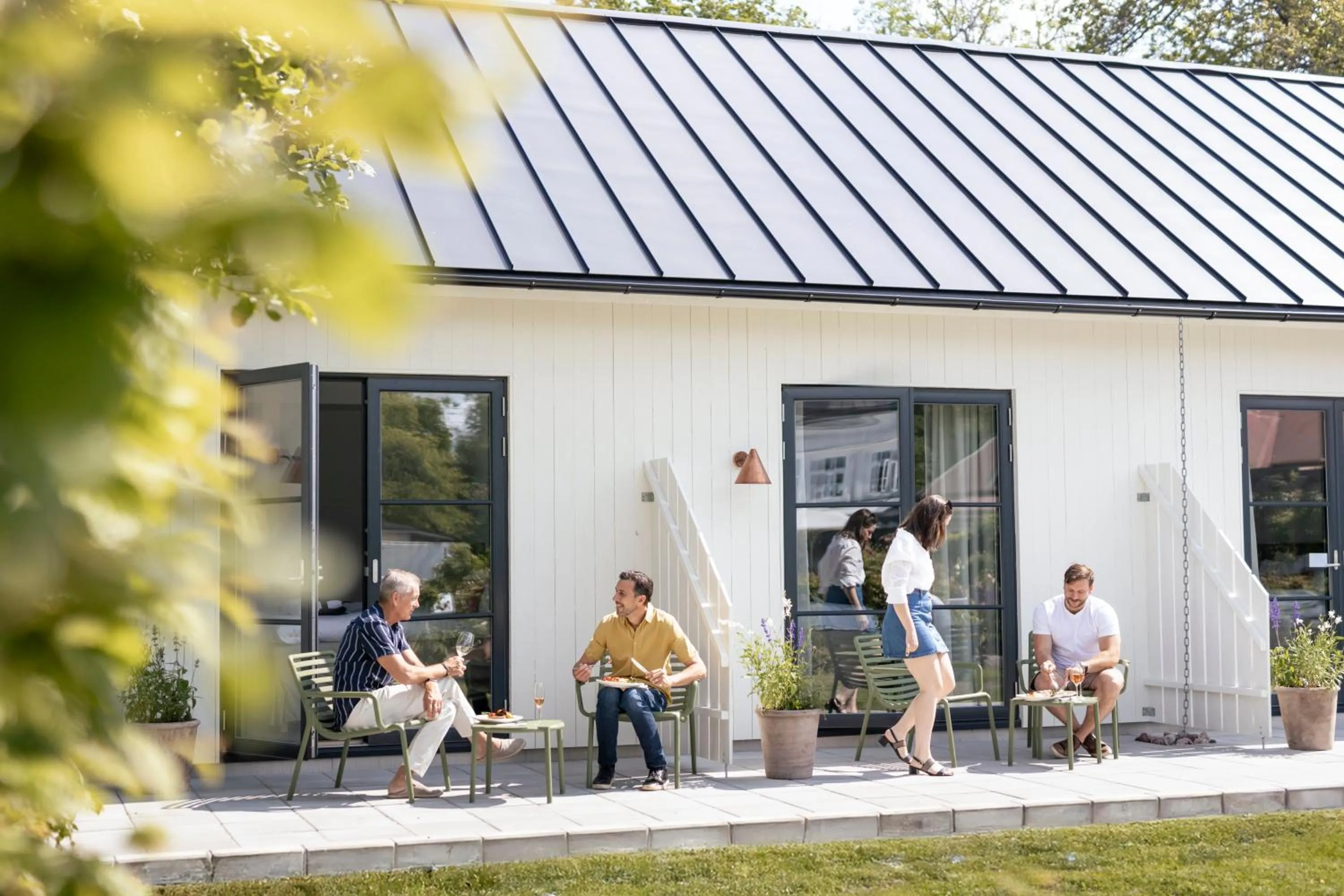 Patio in Gränsö Slott Hotel & Spa