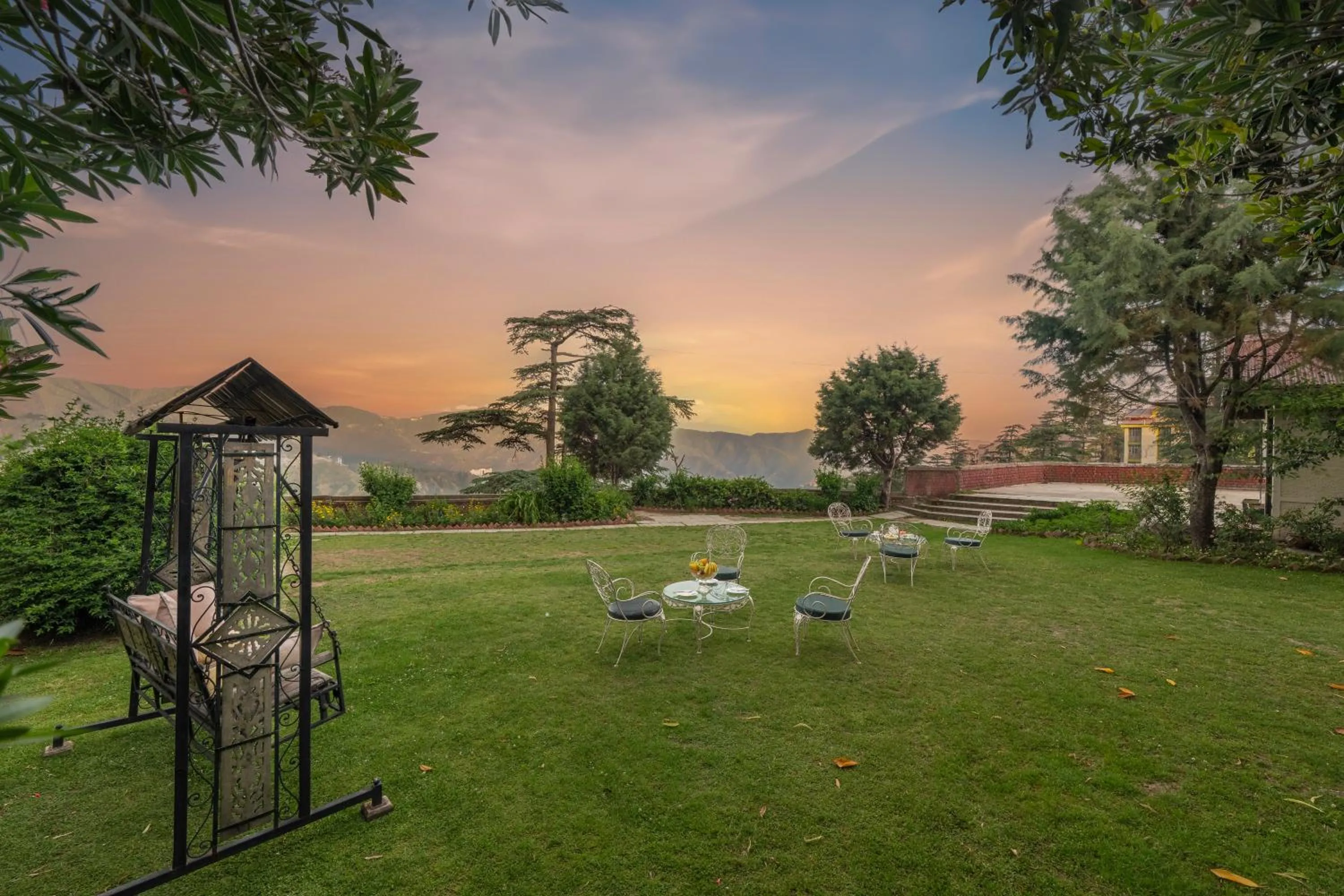 Garden view in Springfields - A Heritage Palace Since 1902