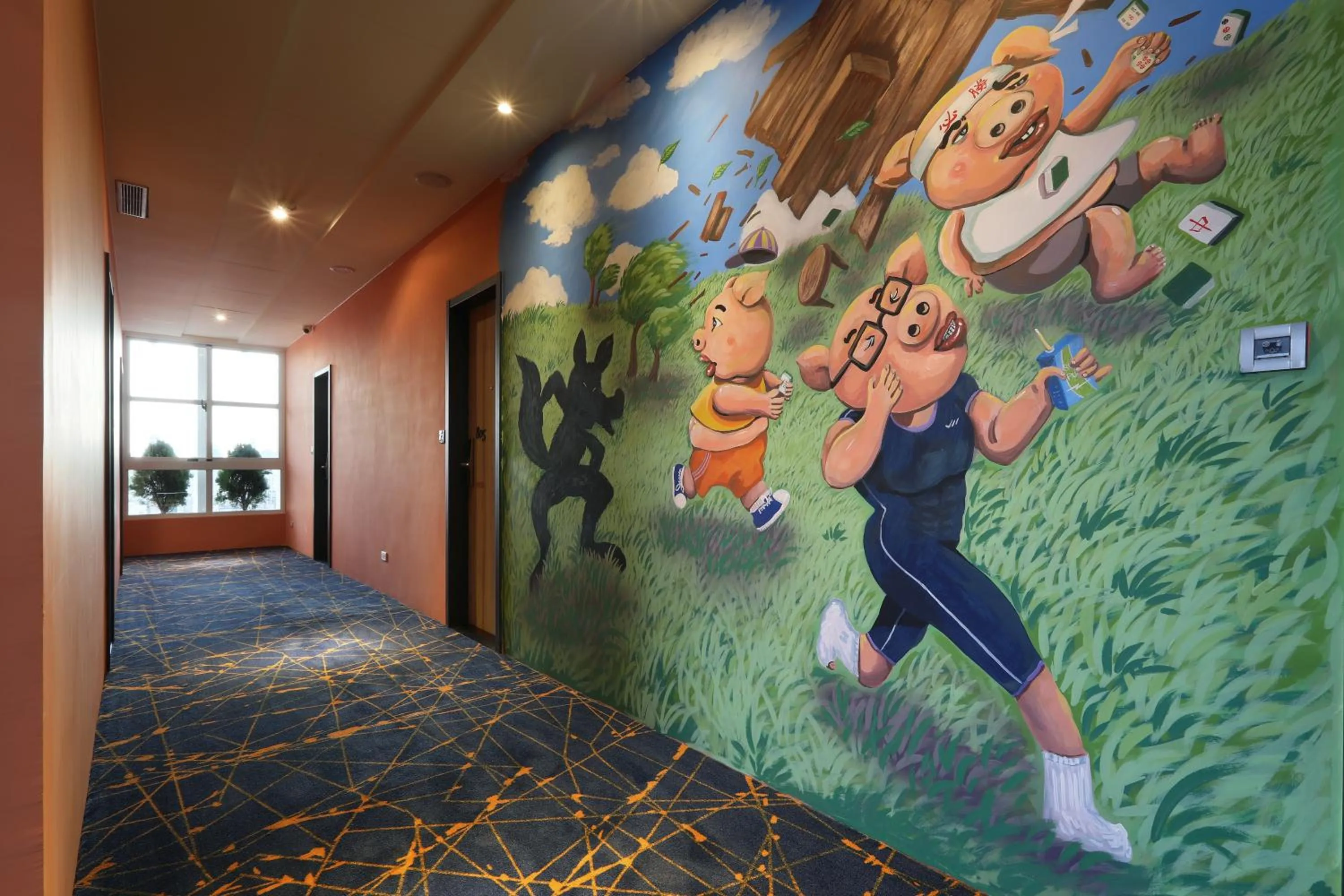 Decorative detail in MINI HOTELS (Taichung Station Branch)