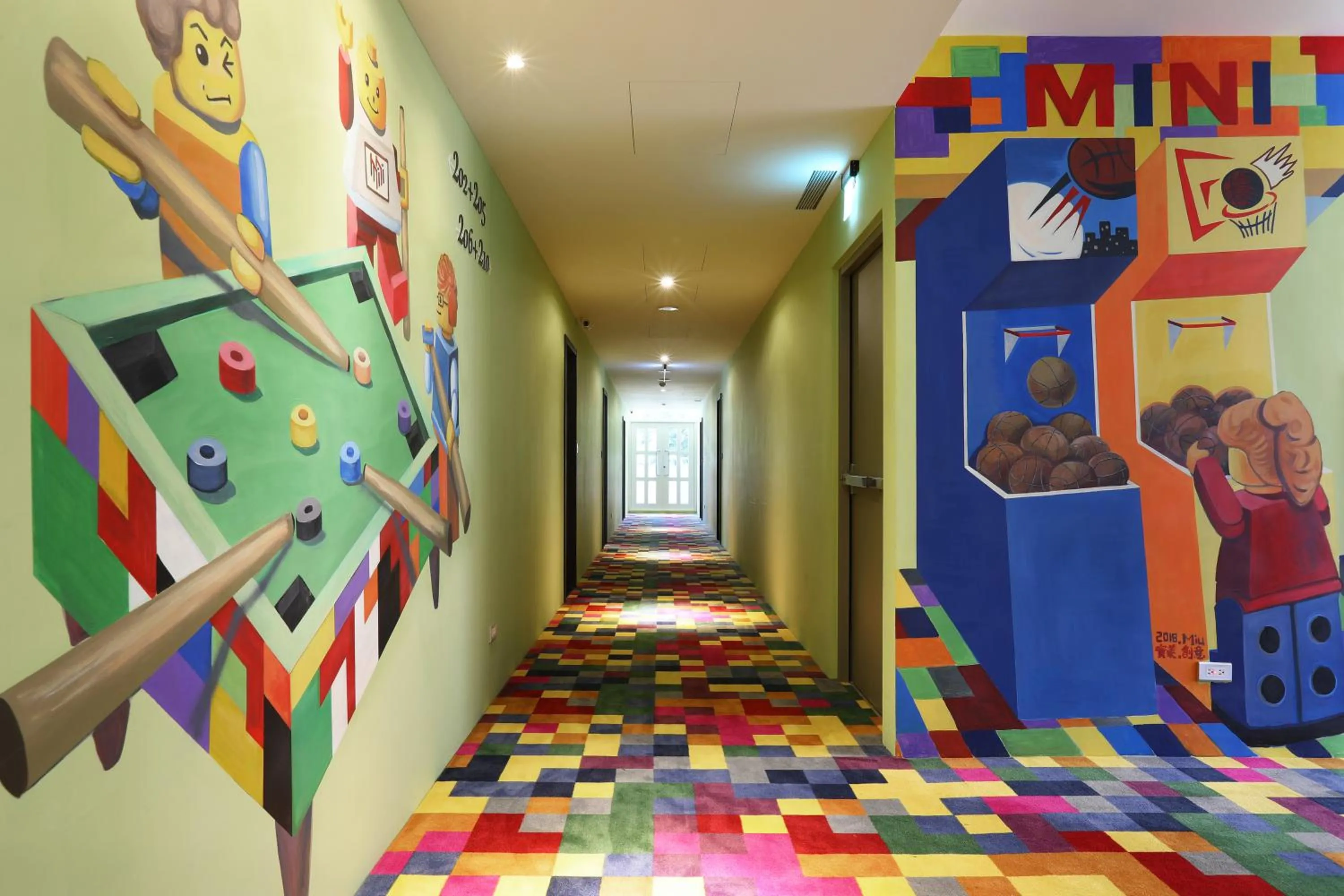 Decorative detail in MINI HOTELS (Taichung Station Branch)