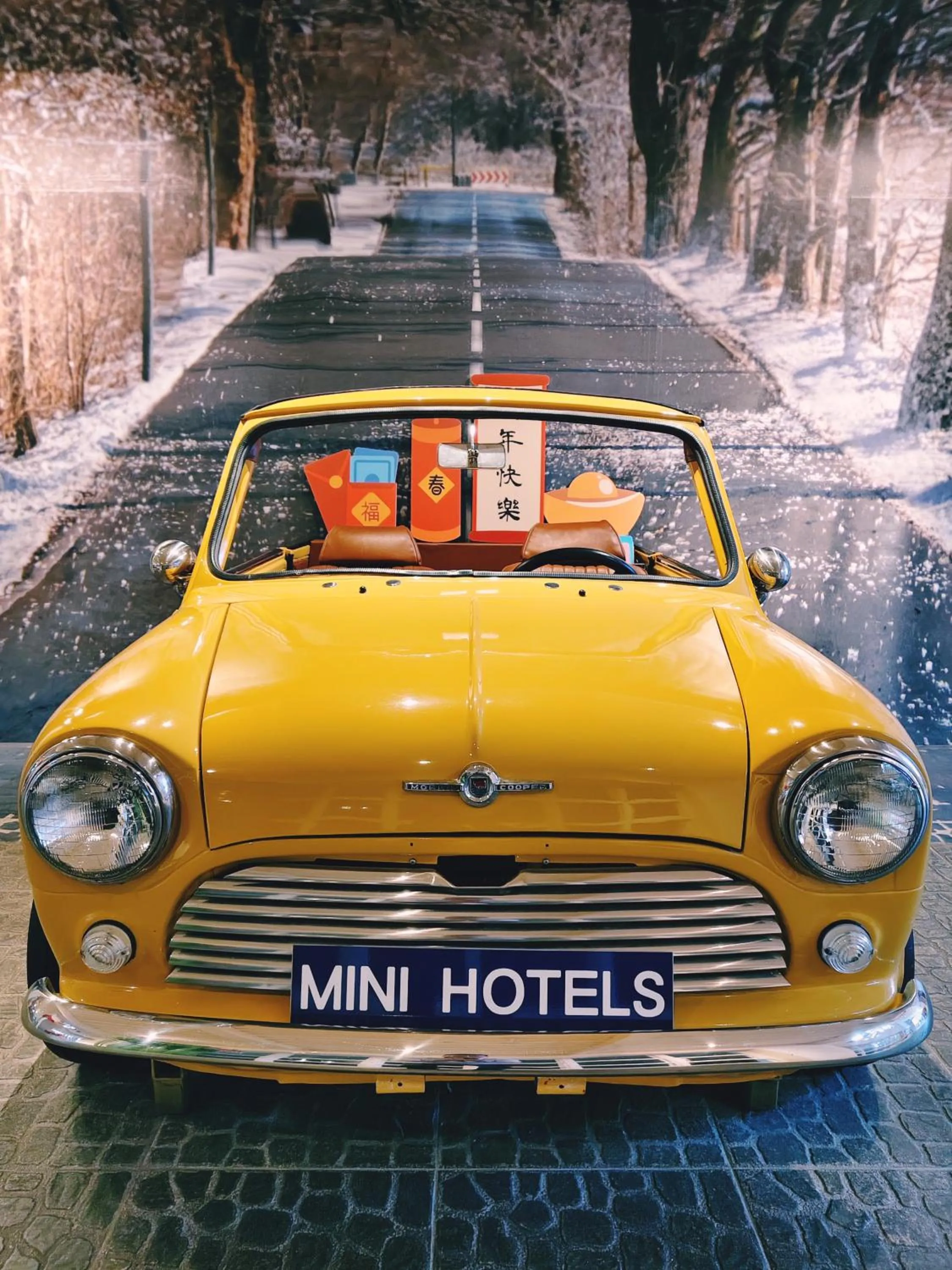 Decorative detail in MINI HOTELS (Taichung Station Branch)