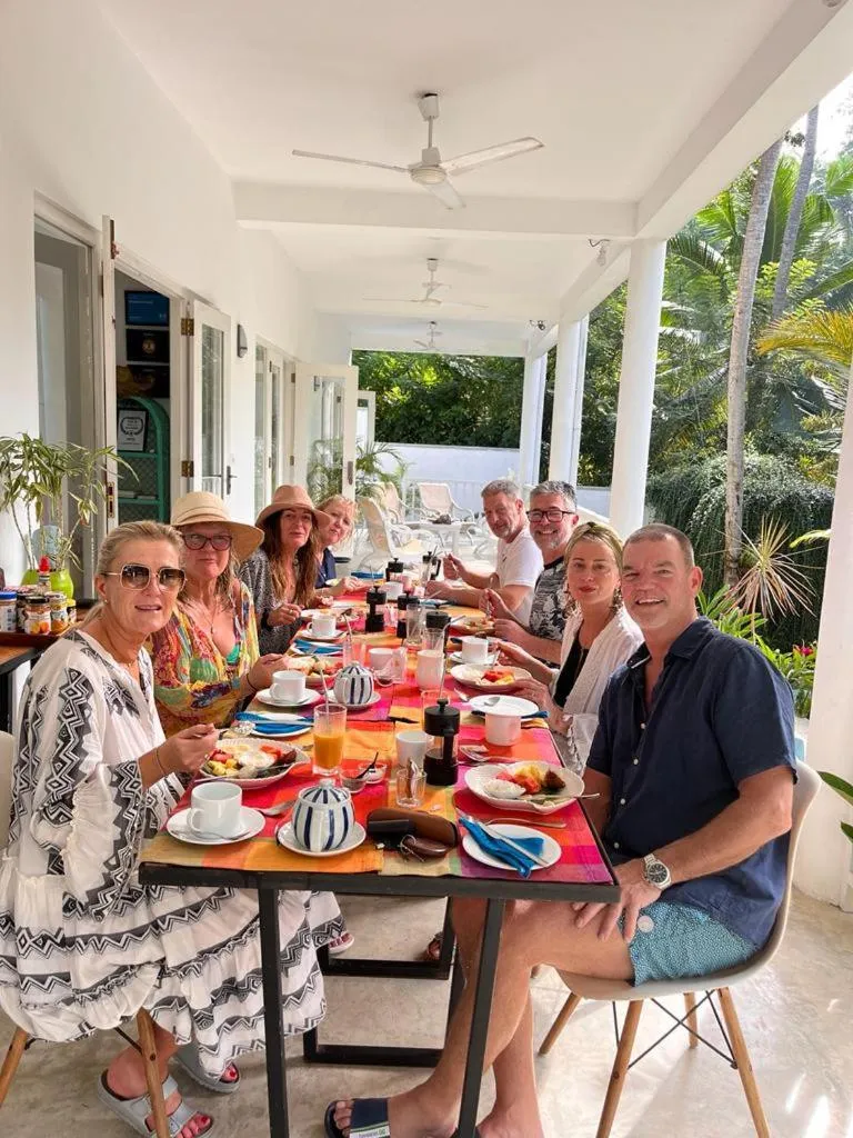 group of guests in Plantation House