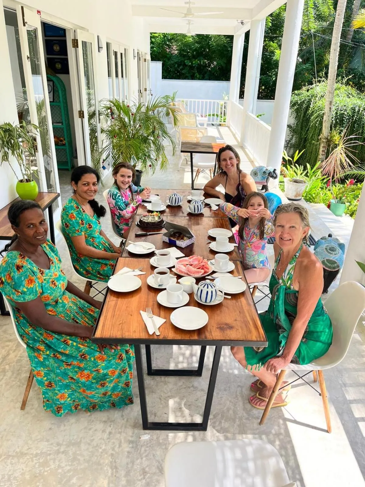 Guests in Plantation House