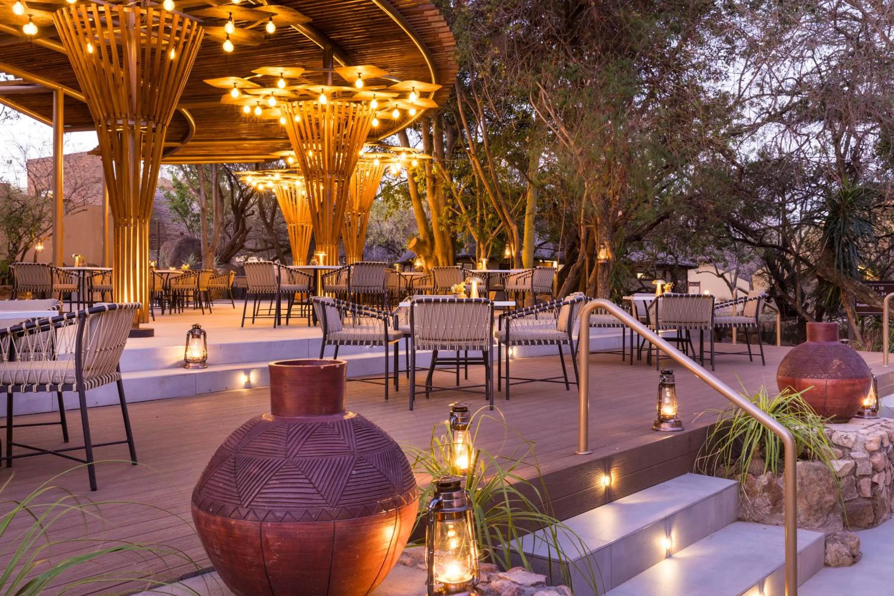 Restaurant/places to eat in Mabula Game Lodge