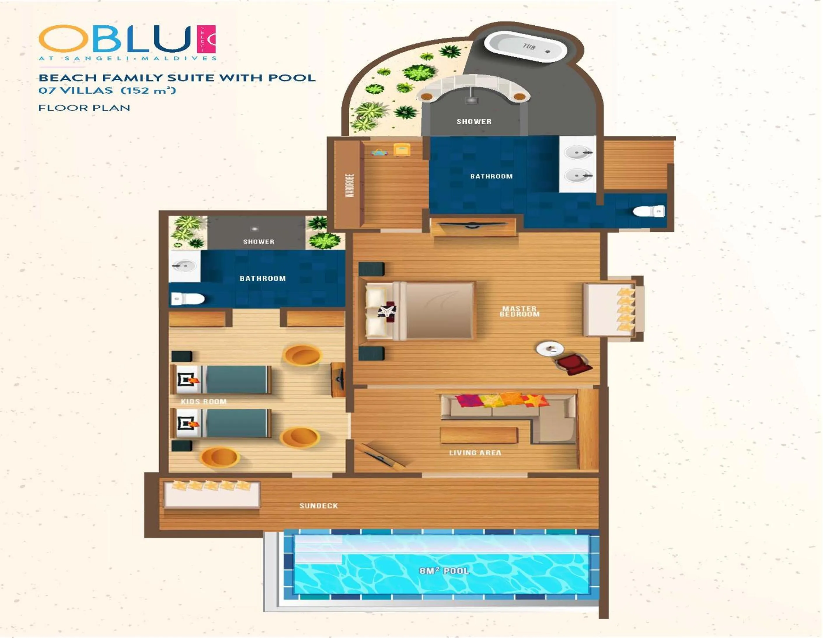 Floor plan in OBLU SELECT Sangeli - Premium All Inclusive with Free Transfers