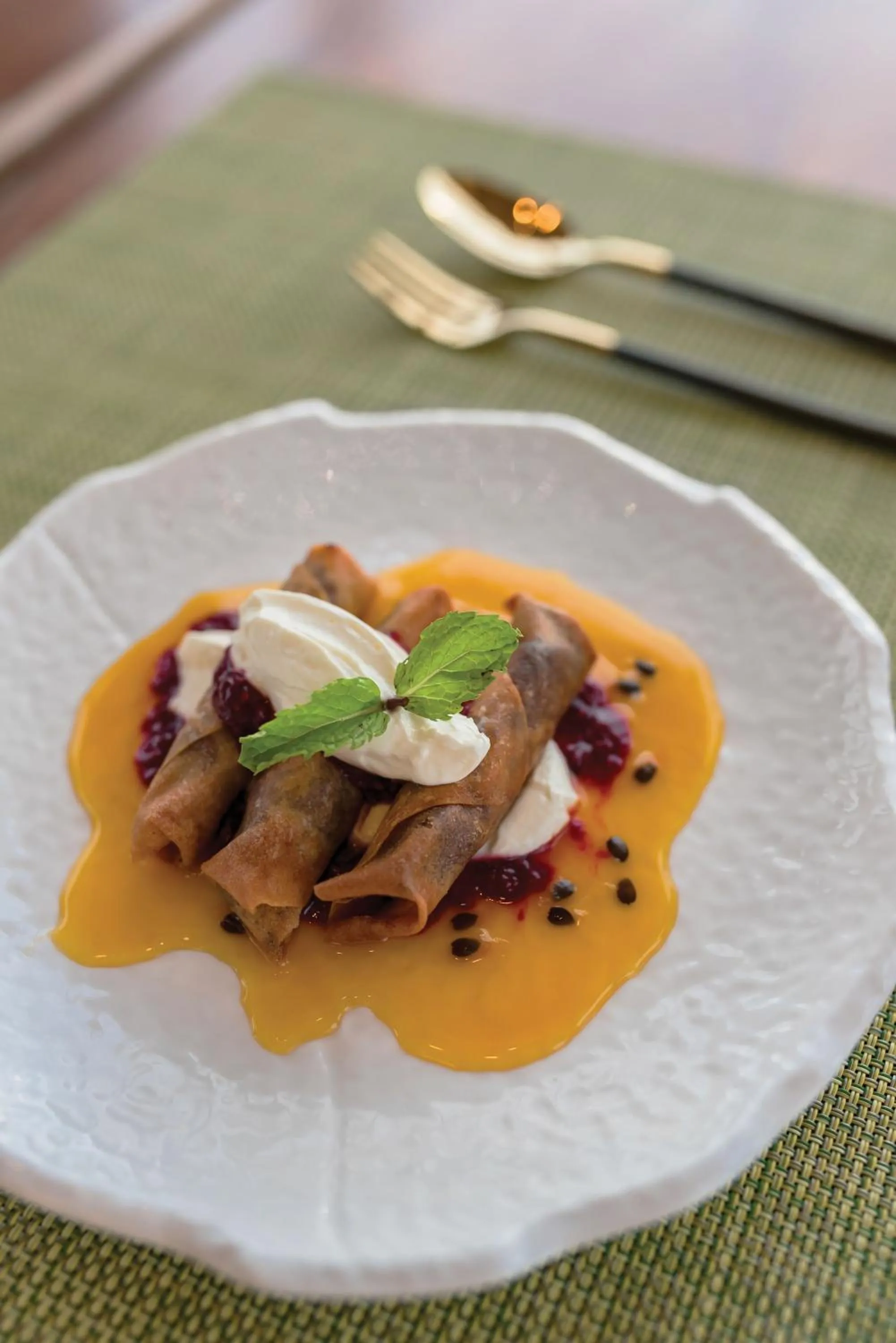 Food close-up in OBLU SELECT Sangeli - Premium All Inclusive with Free Transfers