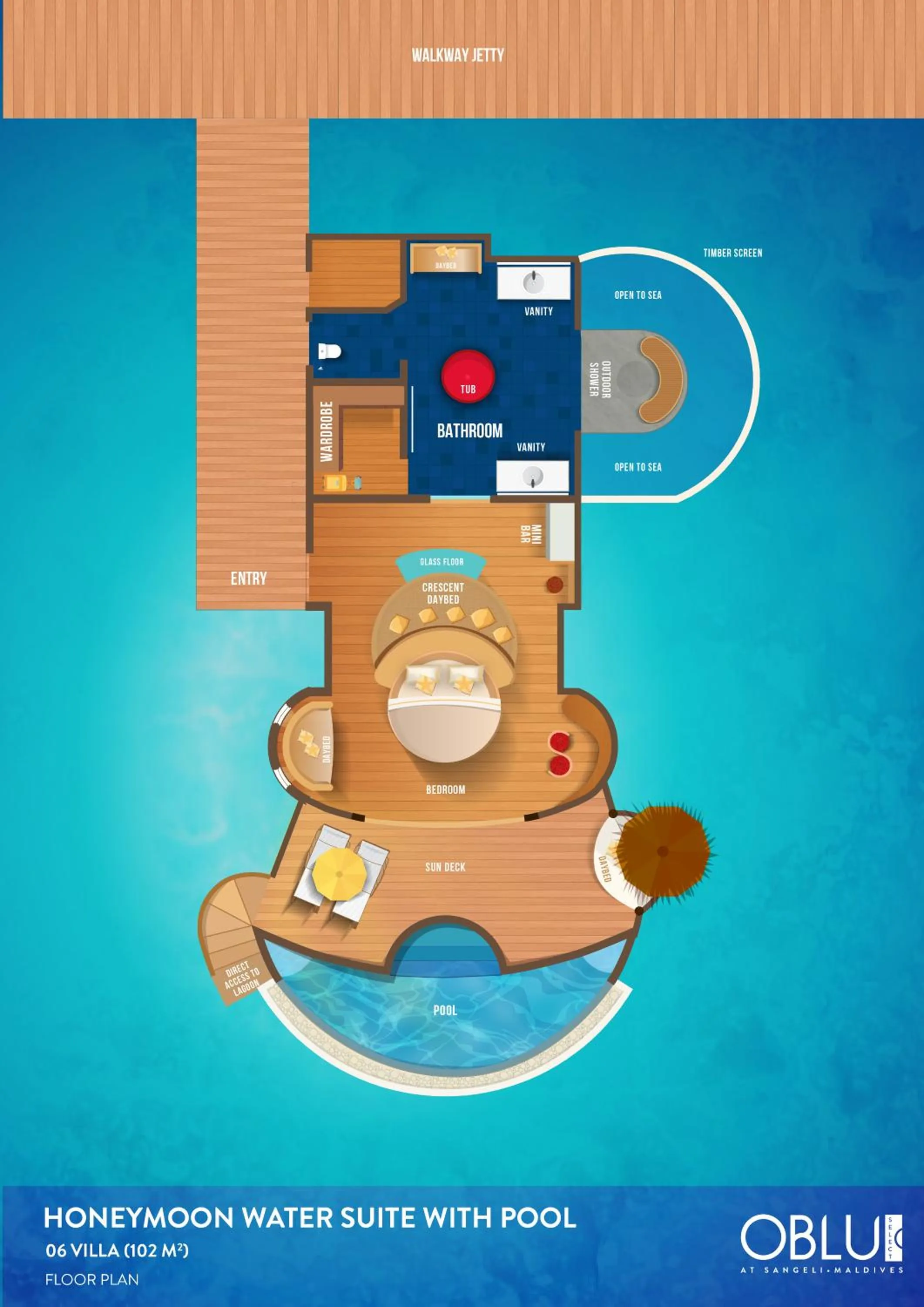 Floor plan in OBLU SELECT Sangeli - Premium All Inclusive with Free Transfers