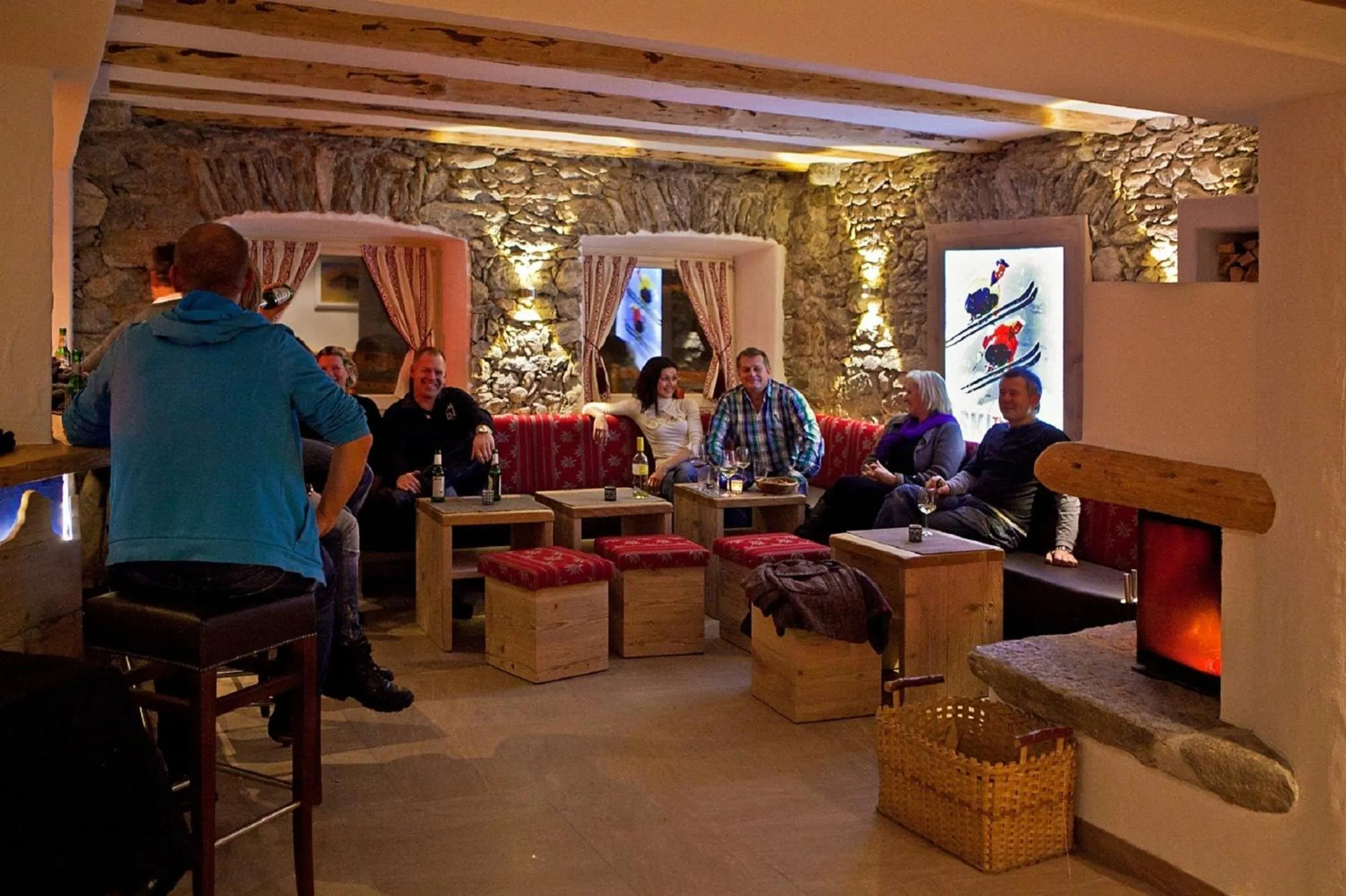 Lounge or bar in Landhotel Rauchenwalderhof