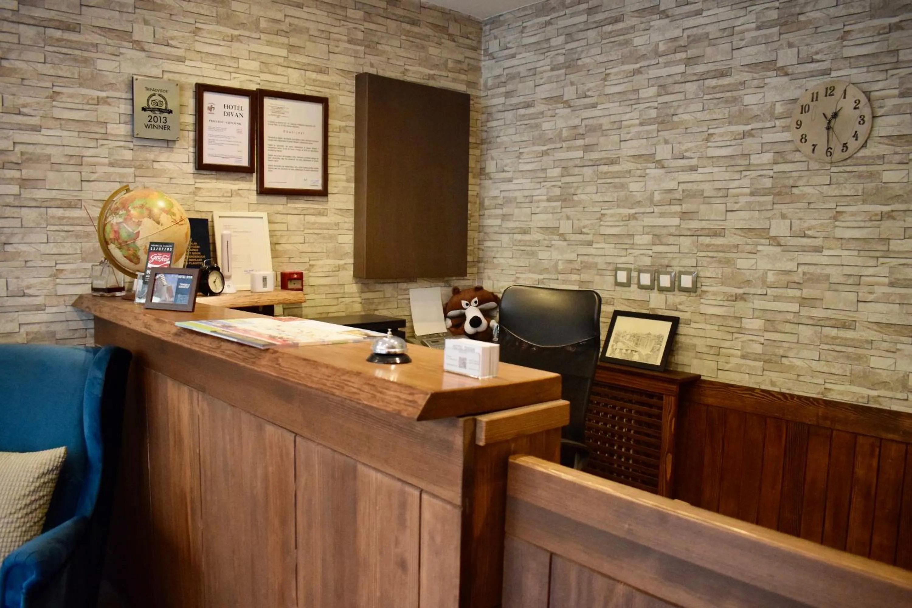 Lobby or reception in Hotel Divan