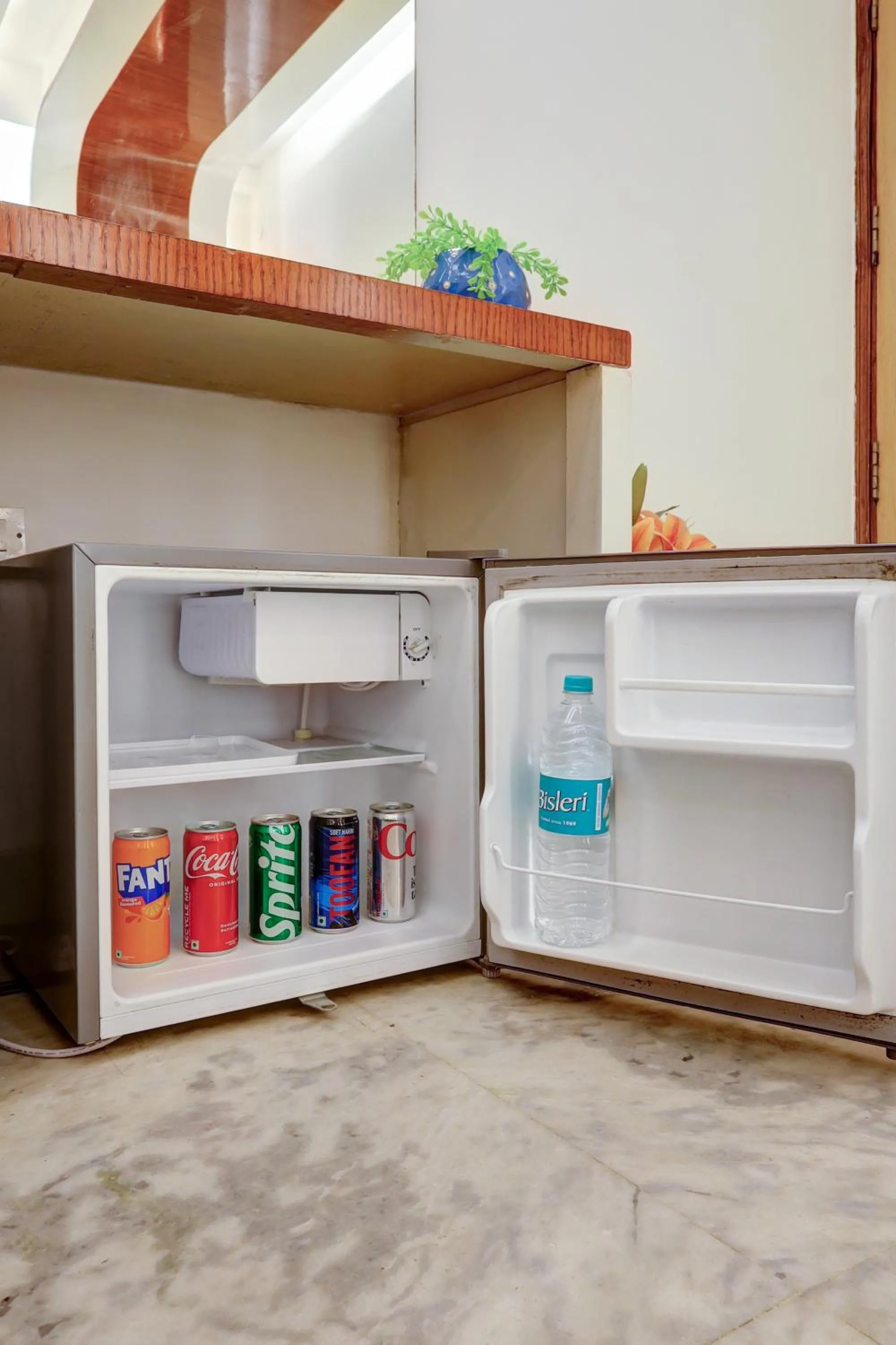 minibar in Hindustan By Backpackers Heaven - Traveller's Choice Award 2025 Best of Best Winning Hotel