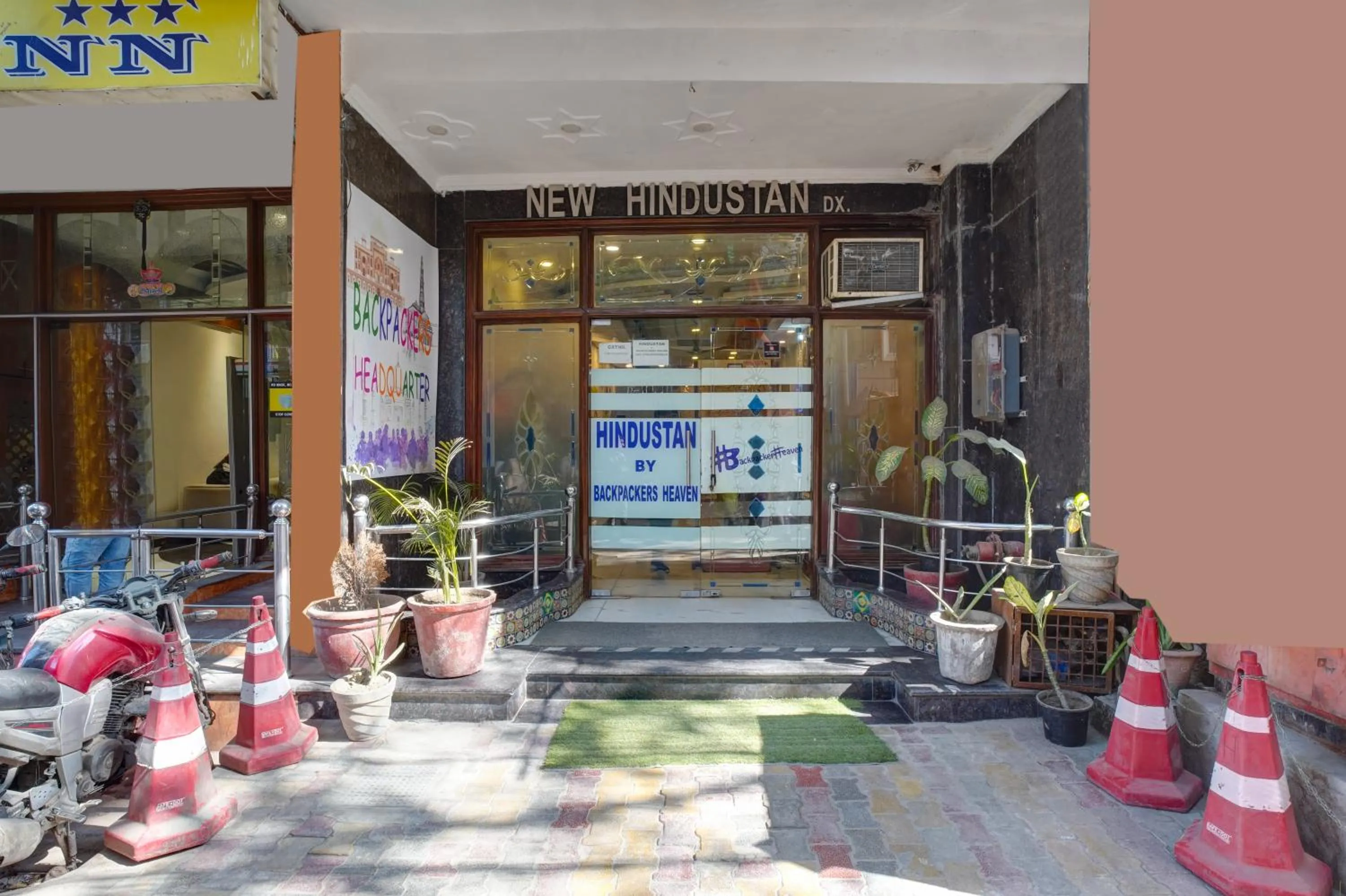 Facade/entrance in Hindustan By Backpackers Heaven - Traveller's Choice Award 2025 Best of Best Winning Hotel