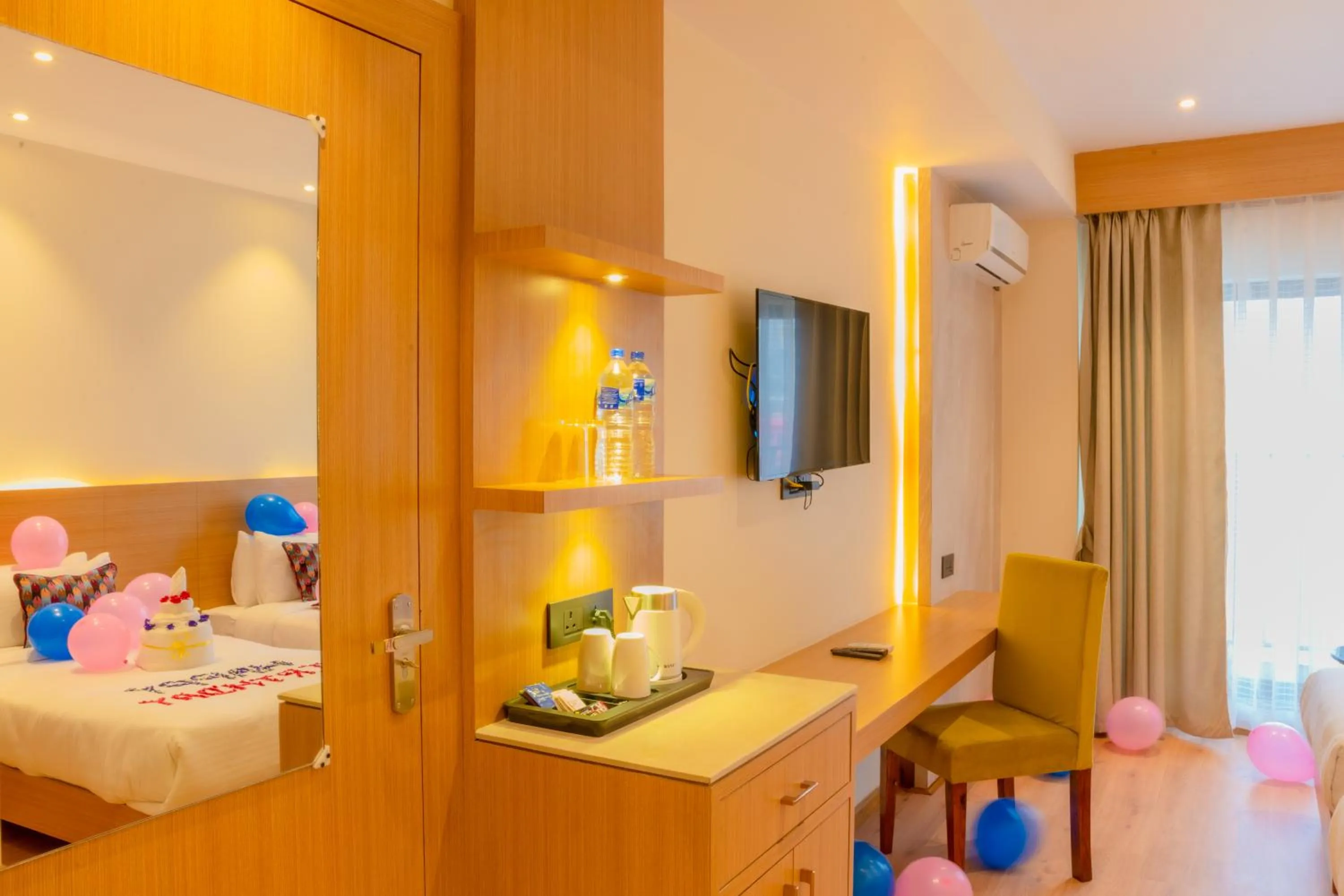 Bed in Siddhartha Sunny Resort, Surkhet