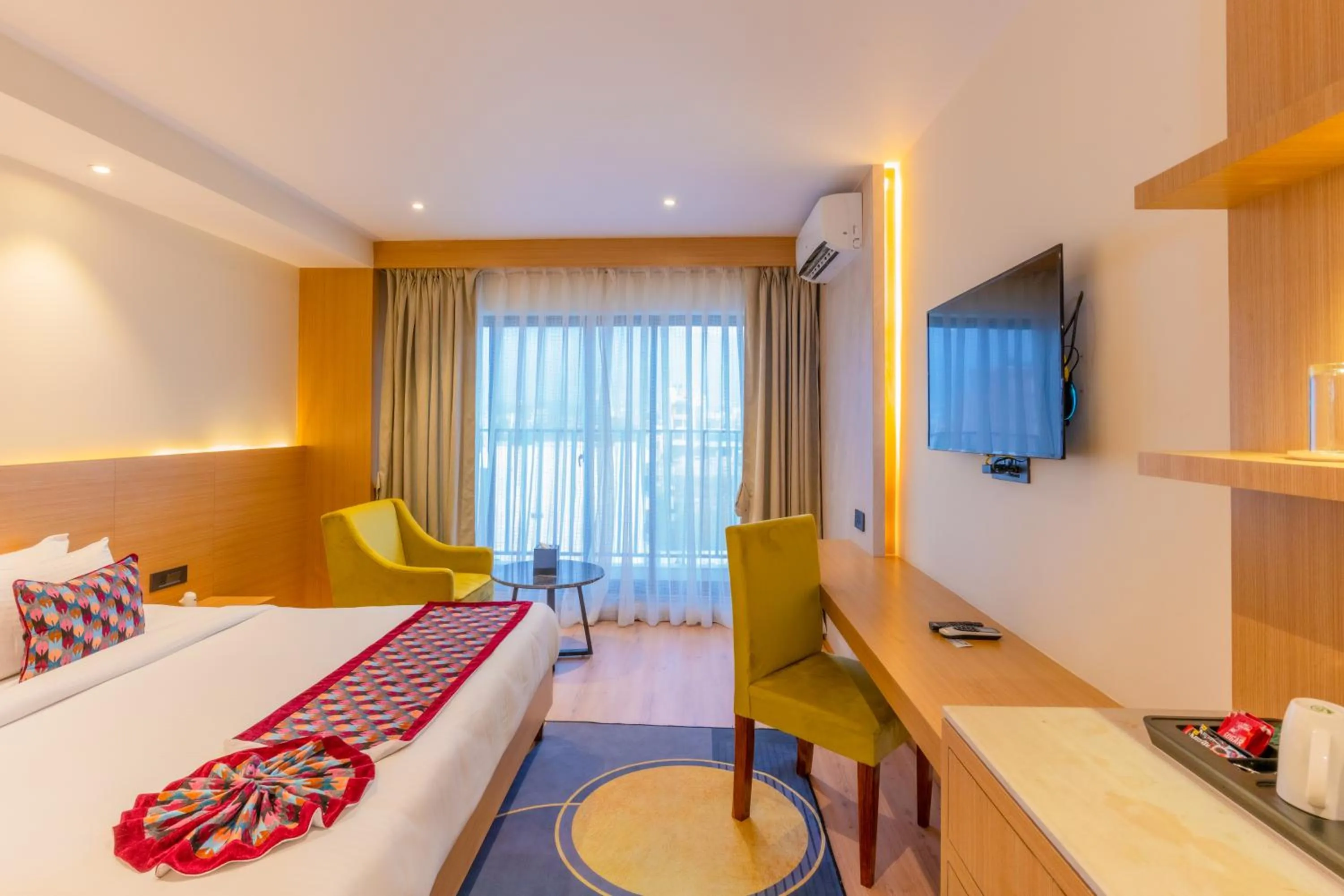 Bed in Siddhartha Sunny Resort, Surkhet