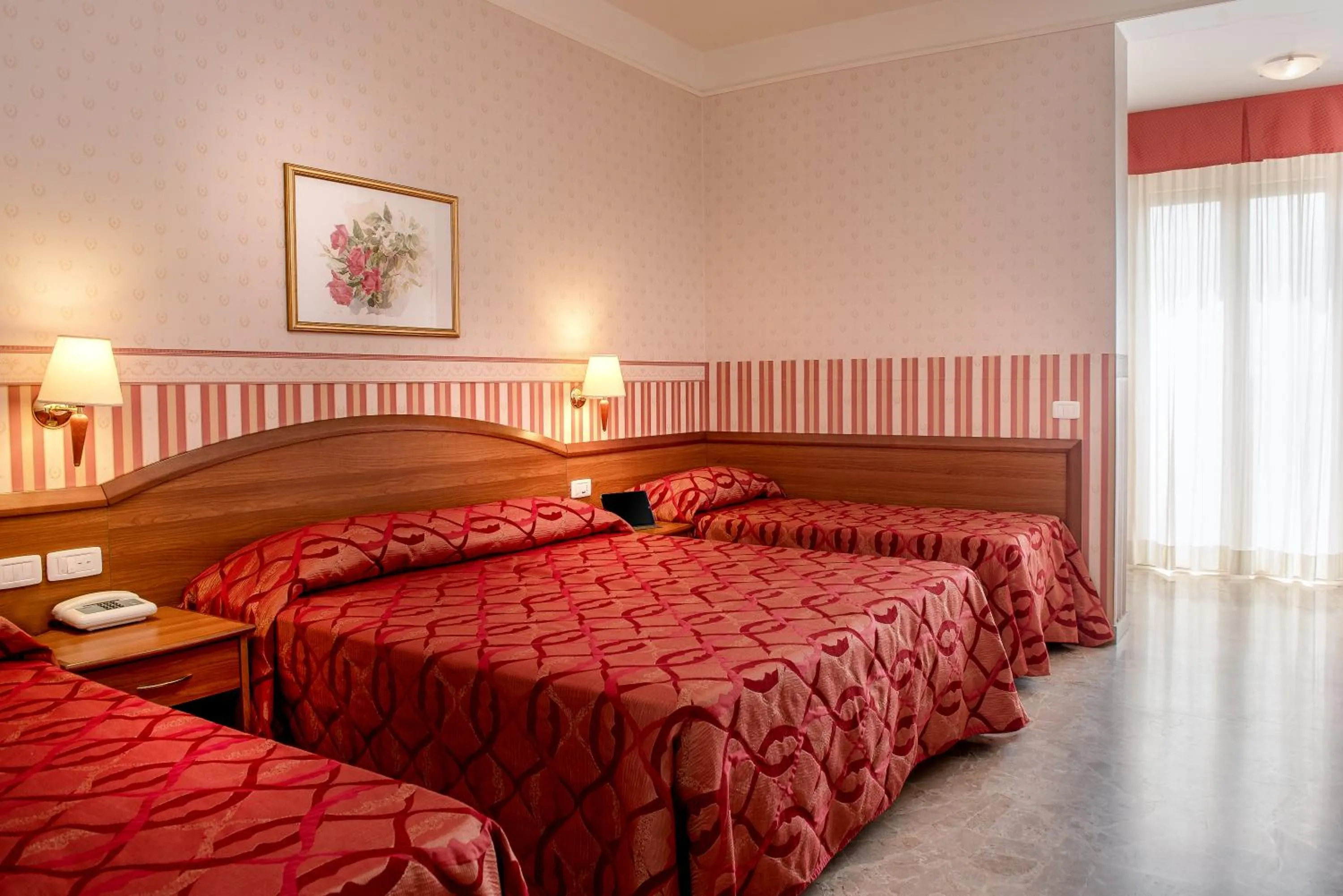 Bed in Hotel Tiffany